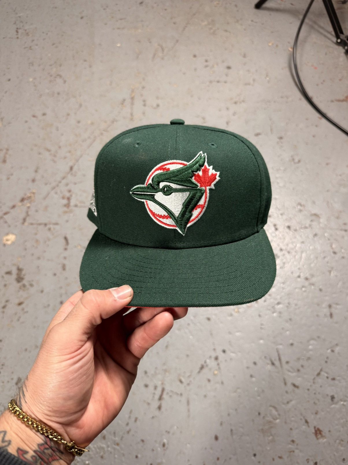New Era Retro Green Toronto Blue Jays Fitted Size 7 Size ONE SIZE - 1 Thumbnail