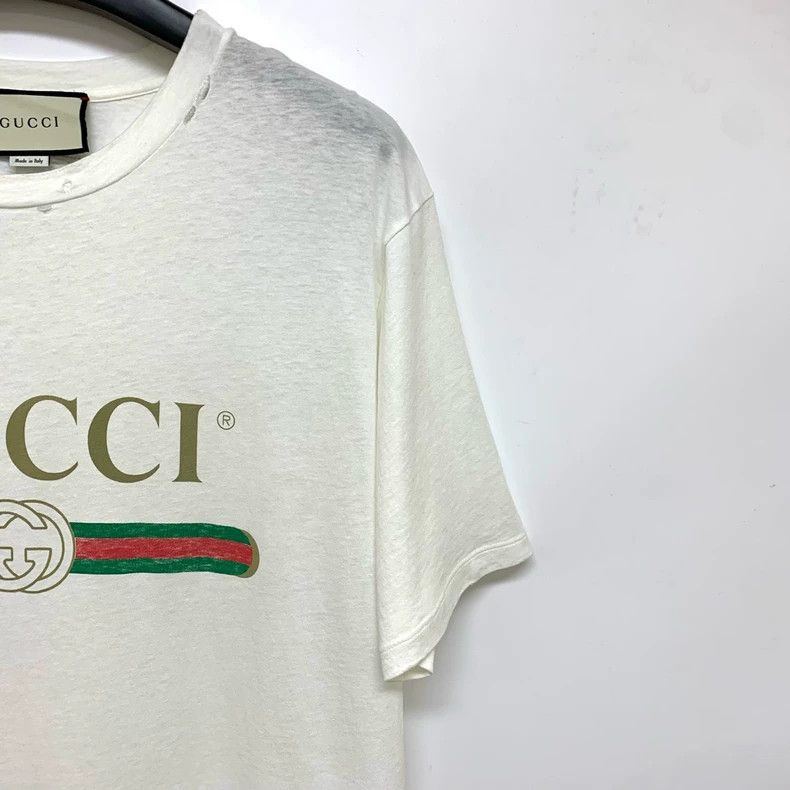 Gucci GucciWhite belt short sleeves 2503-Nextarrow Size US M / EU 48-50 / 2 - 8 Thumbnail