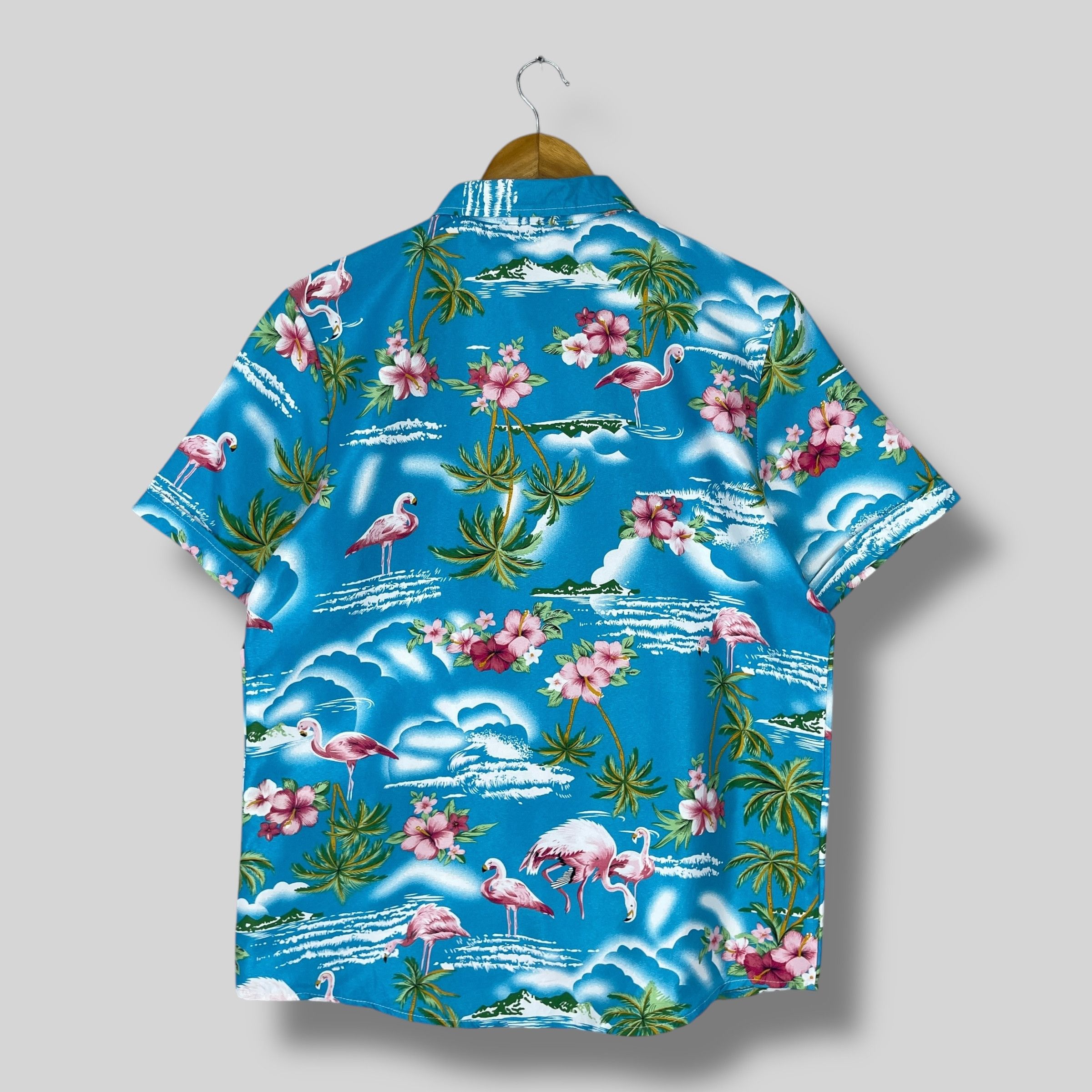 Vintage Vintage Y2K SSLR Flamingo Bird Motive Hawaii Shirt Size US S / EU 44-46 / 1 - 6 Thumbnail