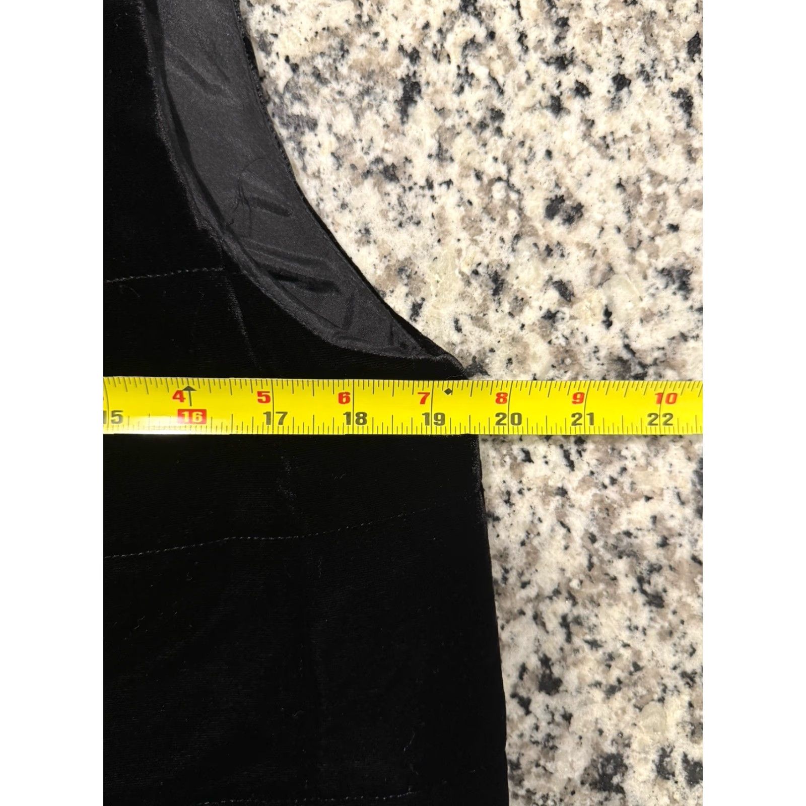 Eileen Fisher Eileen Fisher Black Velvet Open Front Sleeveless Silk Blend Vest Women’s S/P Size S / US 4 / IT 40 - 5 Thumbnail
