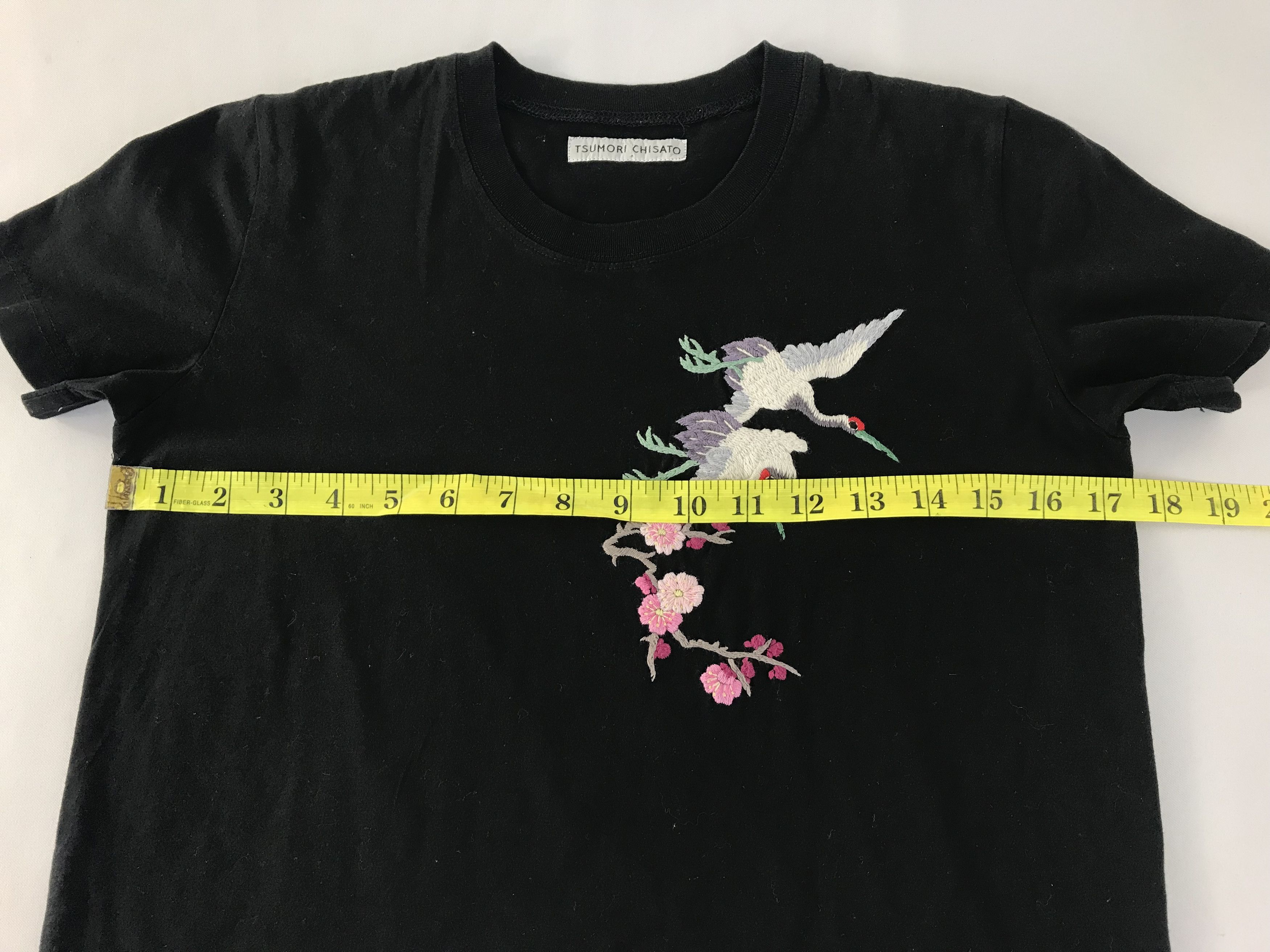 Tsumori Chisato Tsumori Chisato Issey Miyake Embroidery Bird Logo Tee Size S / US 4 / IT 40 - 8 Thumbnail