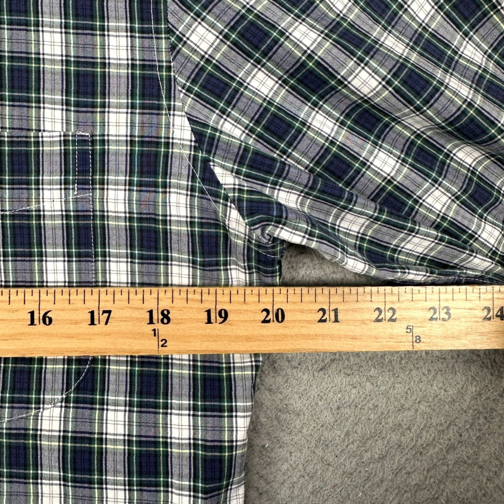 J.Crew J.CREW Shirt Button-Down Mens Medium Blue Slim Plaid Cotton Pocket Long Sleeve Size US M / EU 48-50 / 2 - 7 Thumbnail