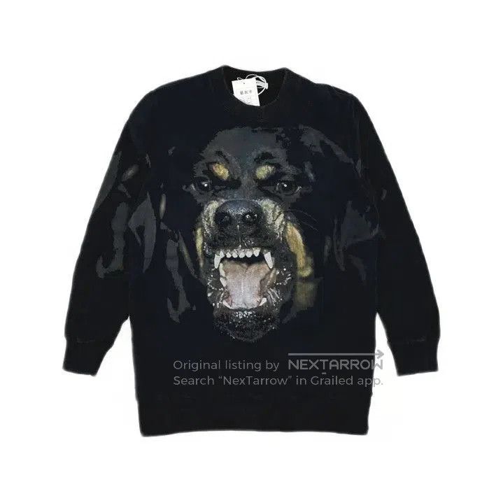 Givenchy Givenchy Rottweiler Print Black Sweatshirt. Size US S / EU 44-46 / 1 - 1 Thumbnail