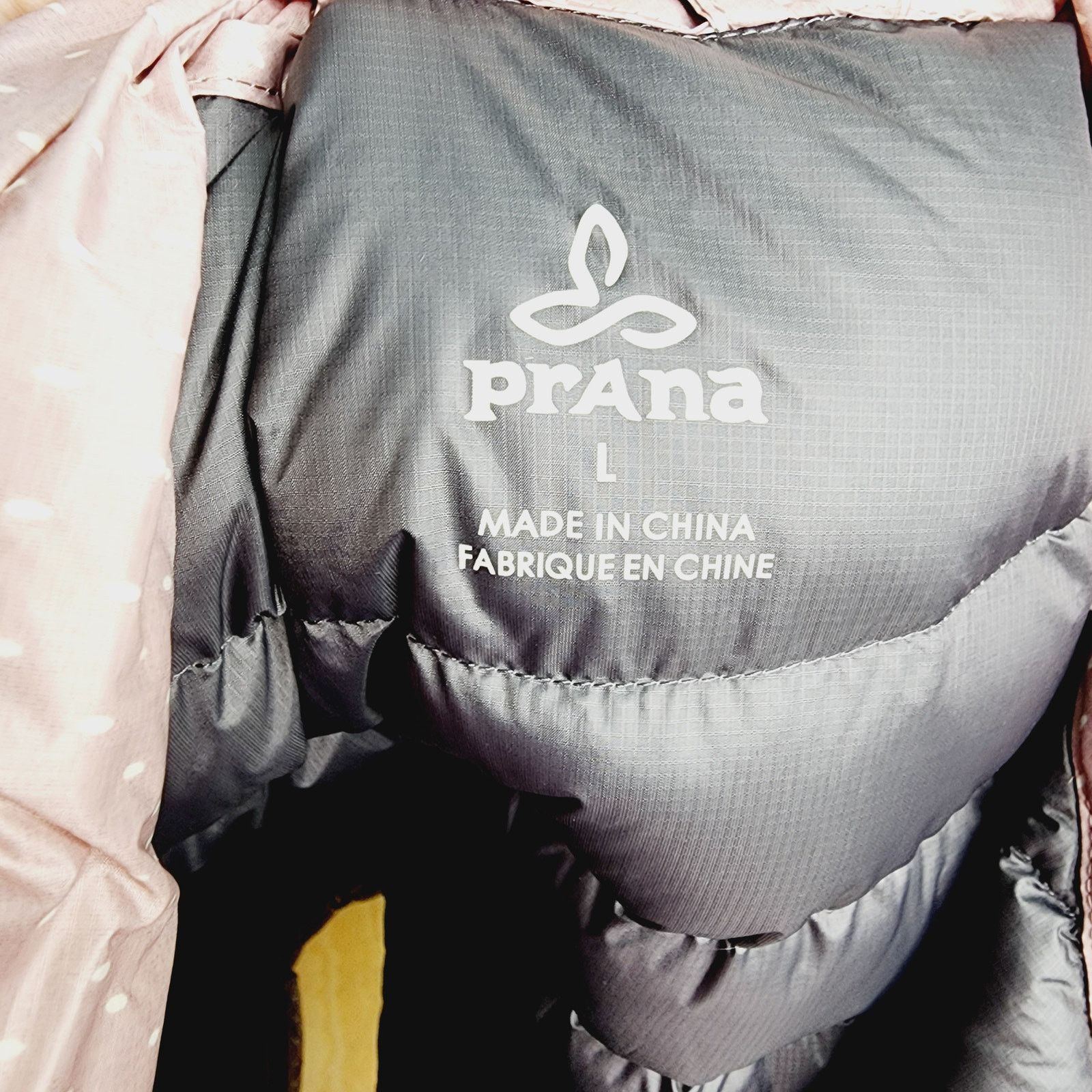 Prana Prana Lyra Womens Mauve A lots Dots Down Puffer Winter Vest Size L / US 10 / IT 46 - 2 Thumbnail