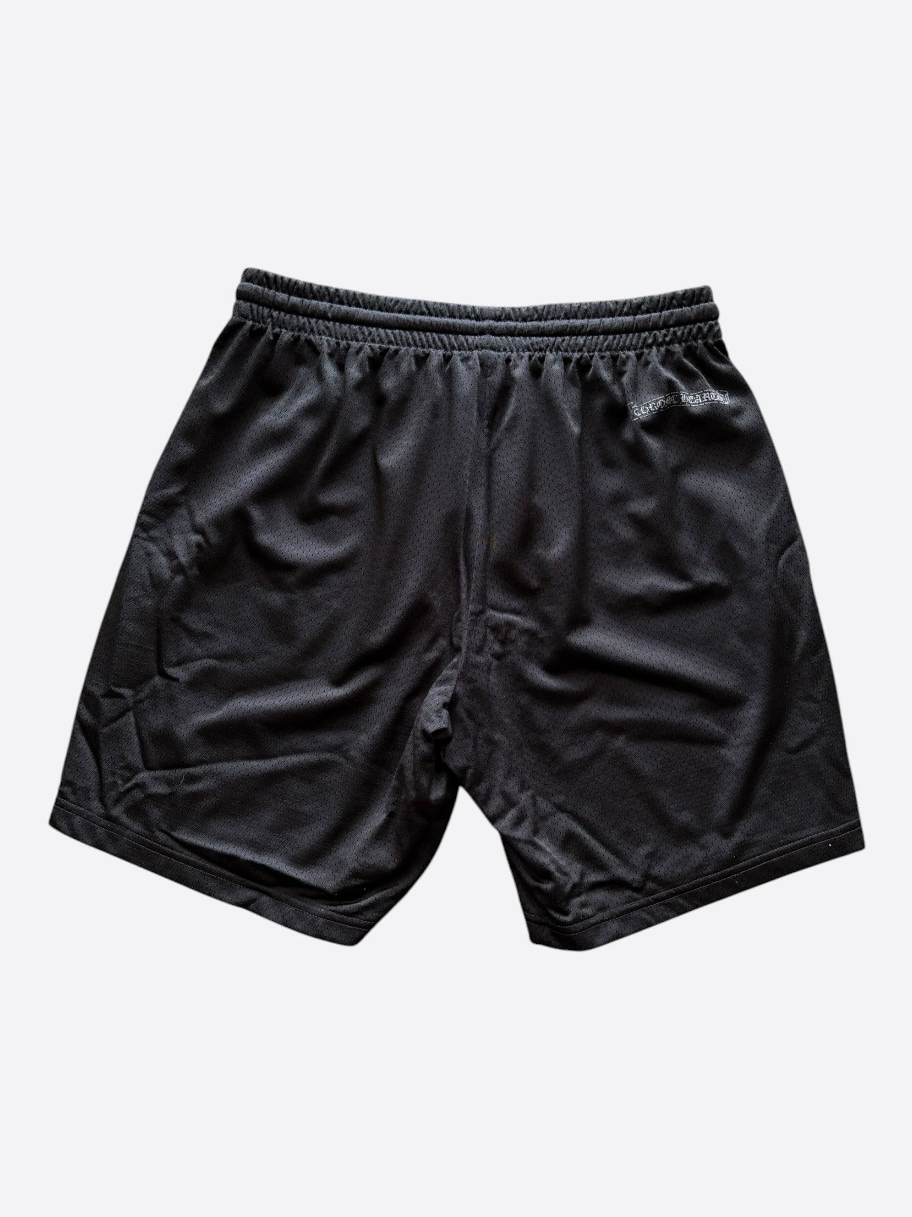 Chrome Hearts Chrome Hearts Black & White Logo Mesh Shorts Size US 34 / EU 50 - 2 Thumbnail