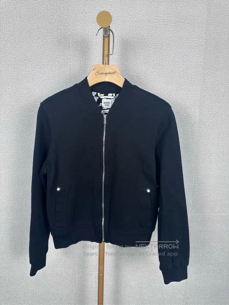 Hermes Hermes Black knitted cardigan Size XS / US 0-2 / IT 36-38 - 1 Thumbnail