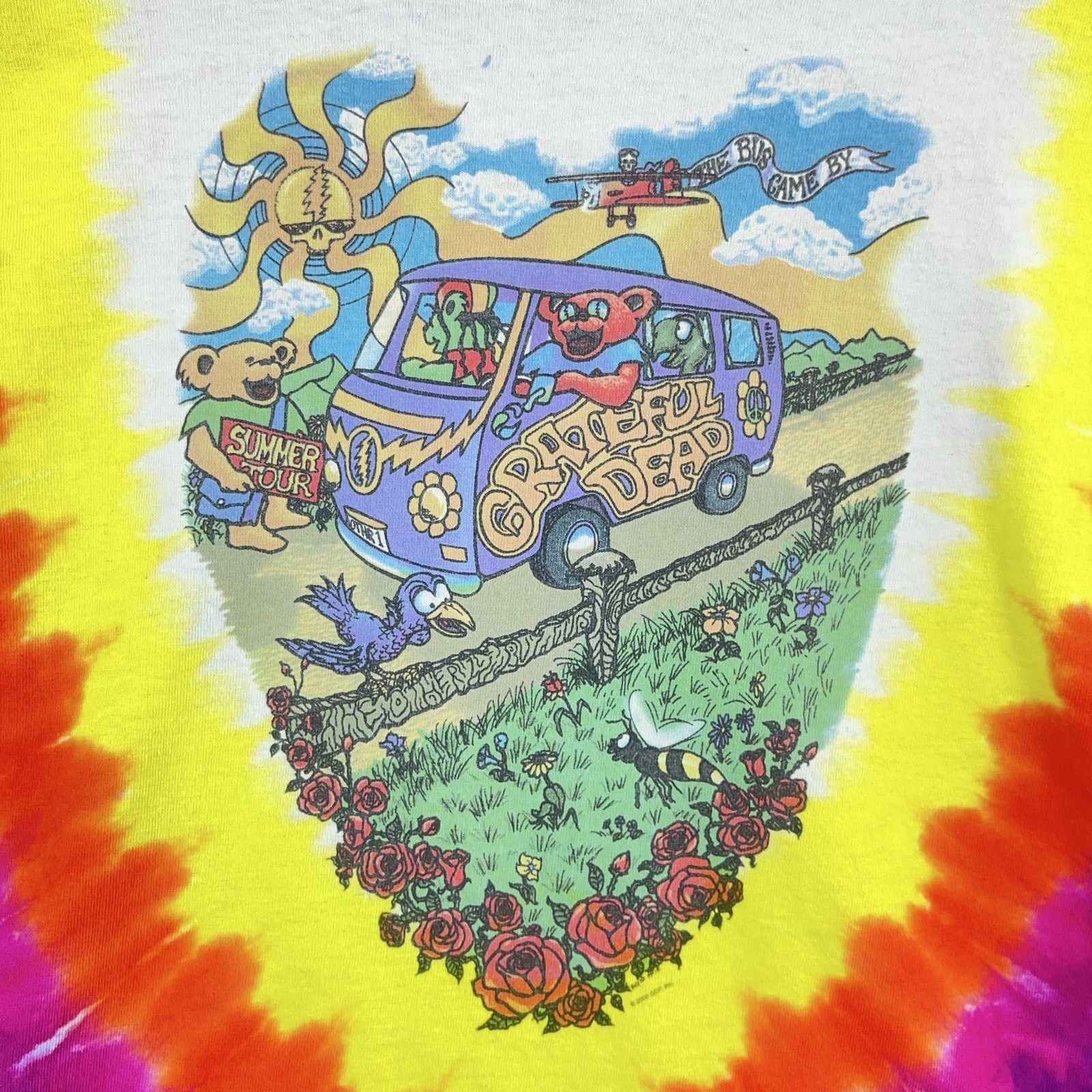 Liquid Blue Grateful Dead 94 Summer Tour Liquid Blue 2000 Reprint Tee Size US M / EU 48-50 / 2 - 2 Thumbnail