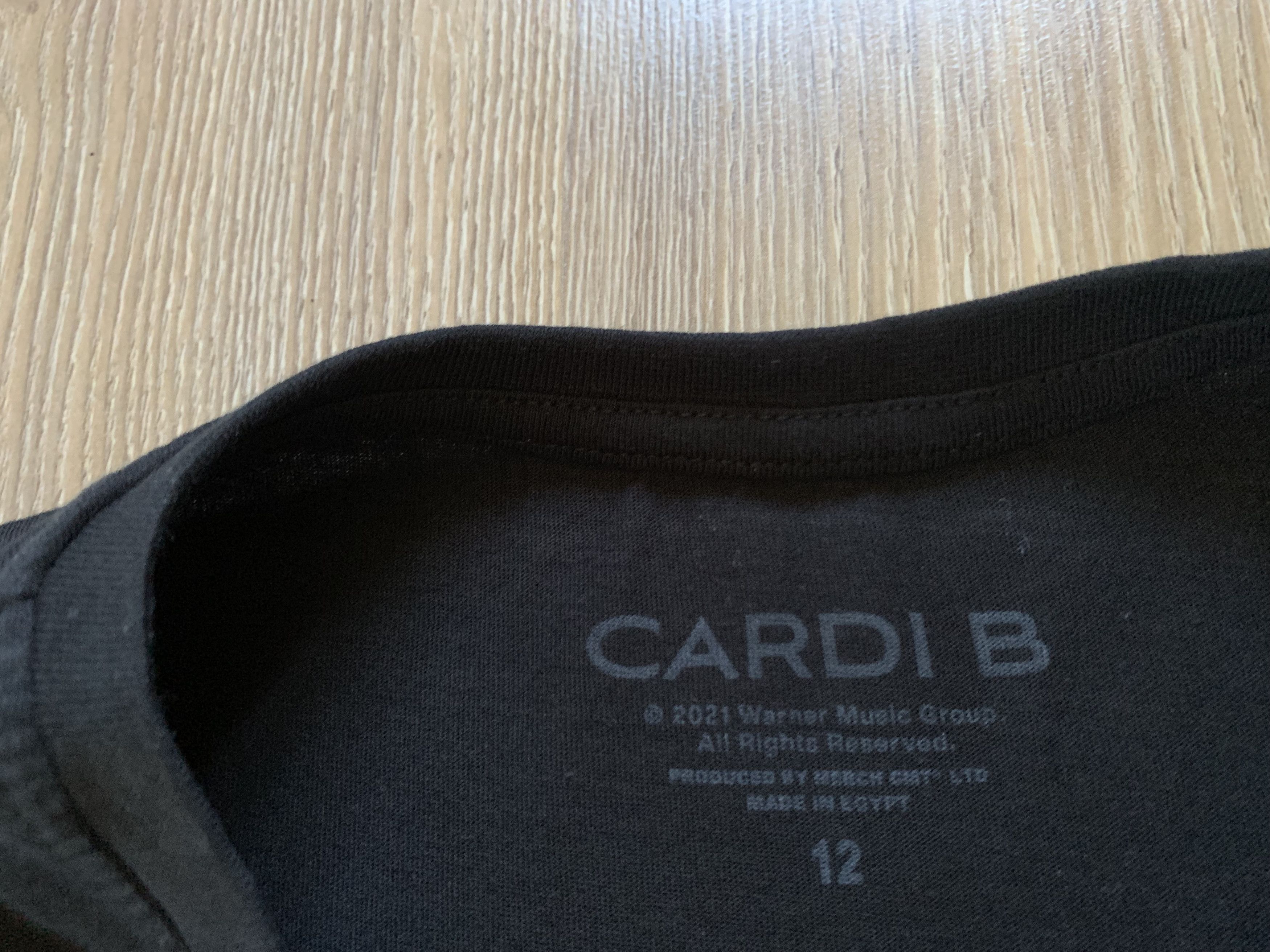 Band Tees Cardi B “PRESS” Official Graphic Black T-Shirt Size S / US 4 / IT 40 - 5 Thumbnail