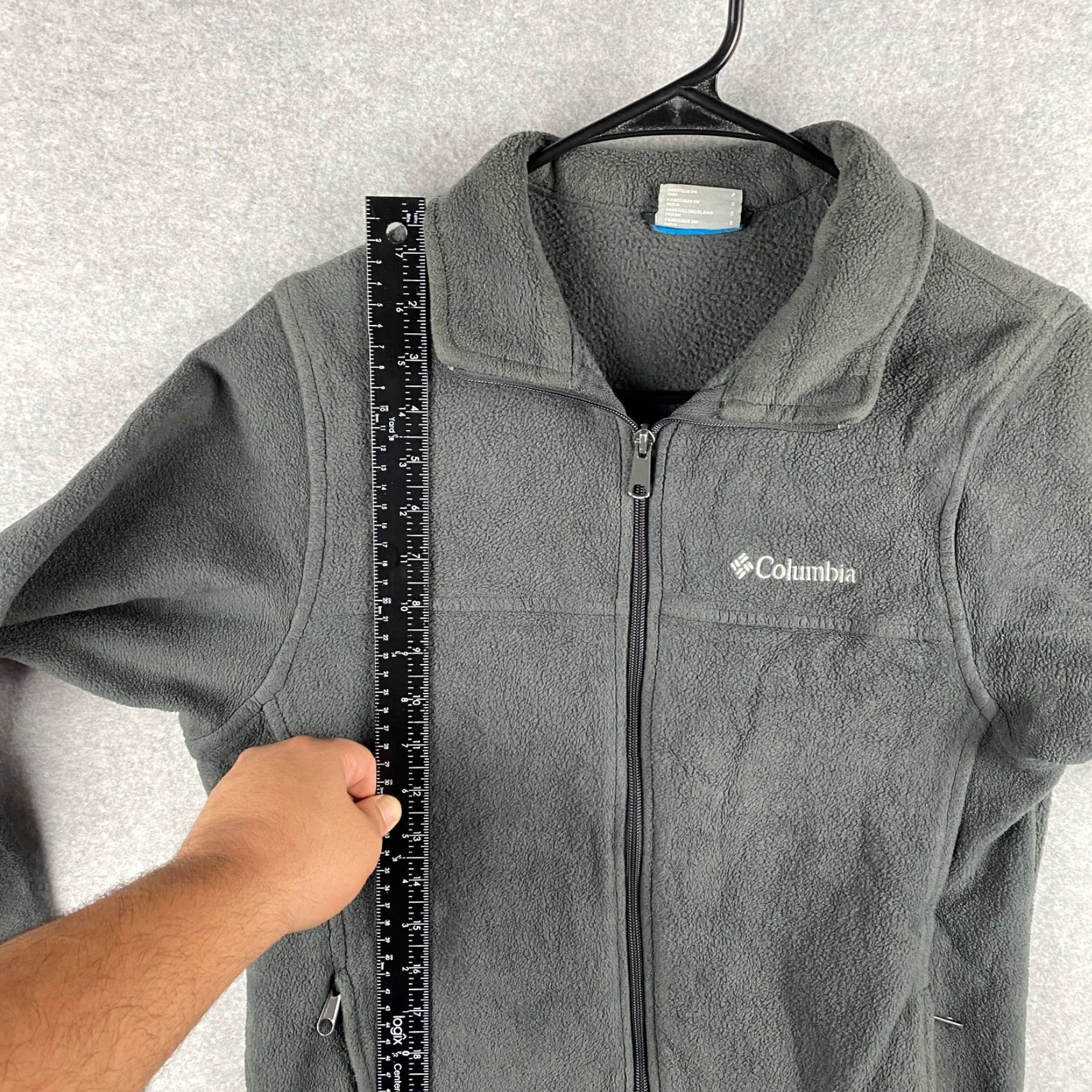 Vintage Columbia Jacket Womens S Gray Fleece Full Zip Cozy Front Pockets Casual Logo Regular Size S / US 4 / IT 40 - 5 Thumbnail