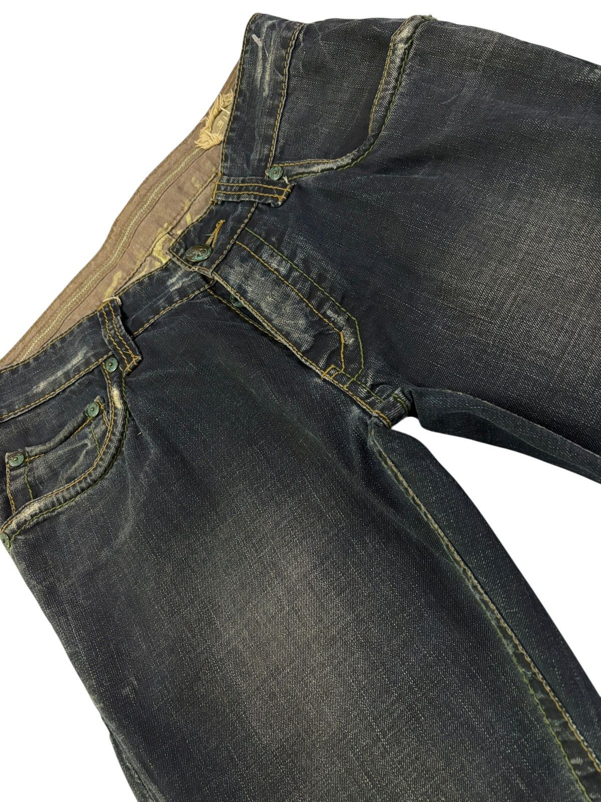 Other Vtg Y2k Stitch’s Nebraska Flared Jeans Size US 31 - 4 Thumbnail