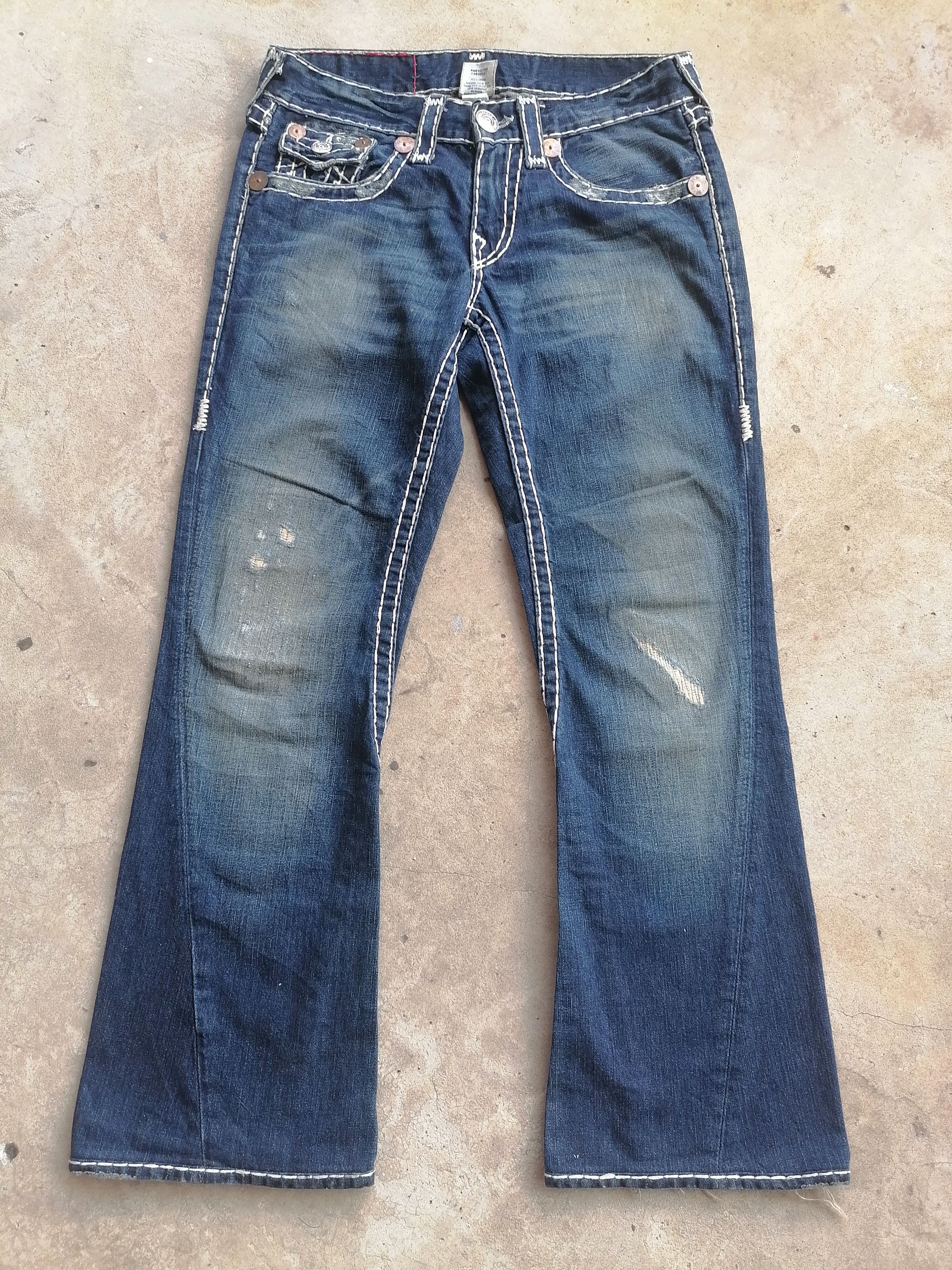 True Religion True Religion Joey Super T Flared Jeans Size US 30 / EU 46 - 11 Thumbnail