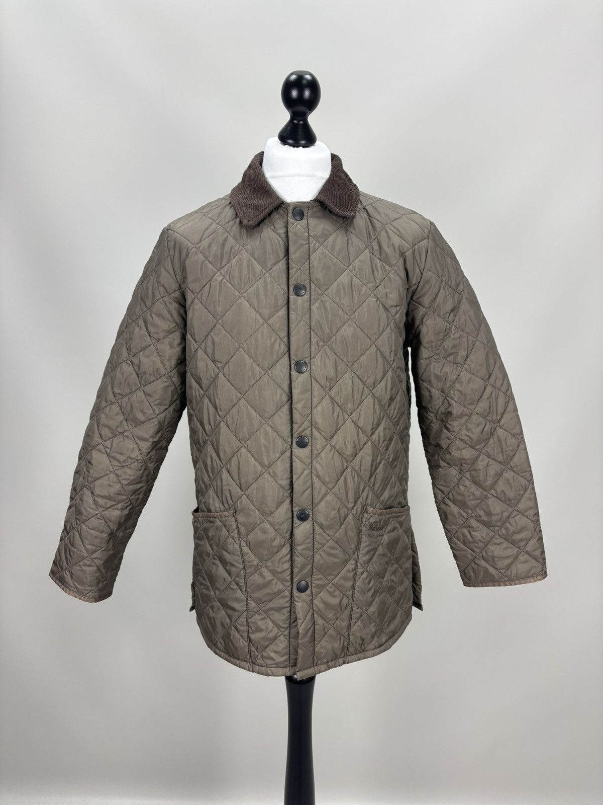 Barbour Mens quilted jacket Barbour Liddesdale Size S Color Brown Size US S / EU 44-46 / 1 - 1 Thumbnail