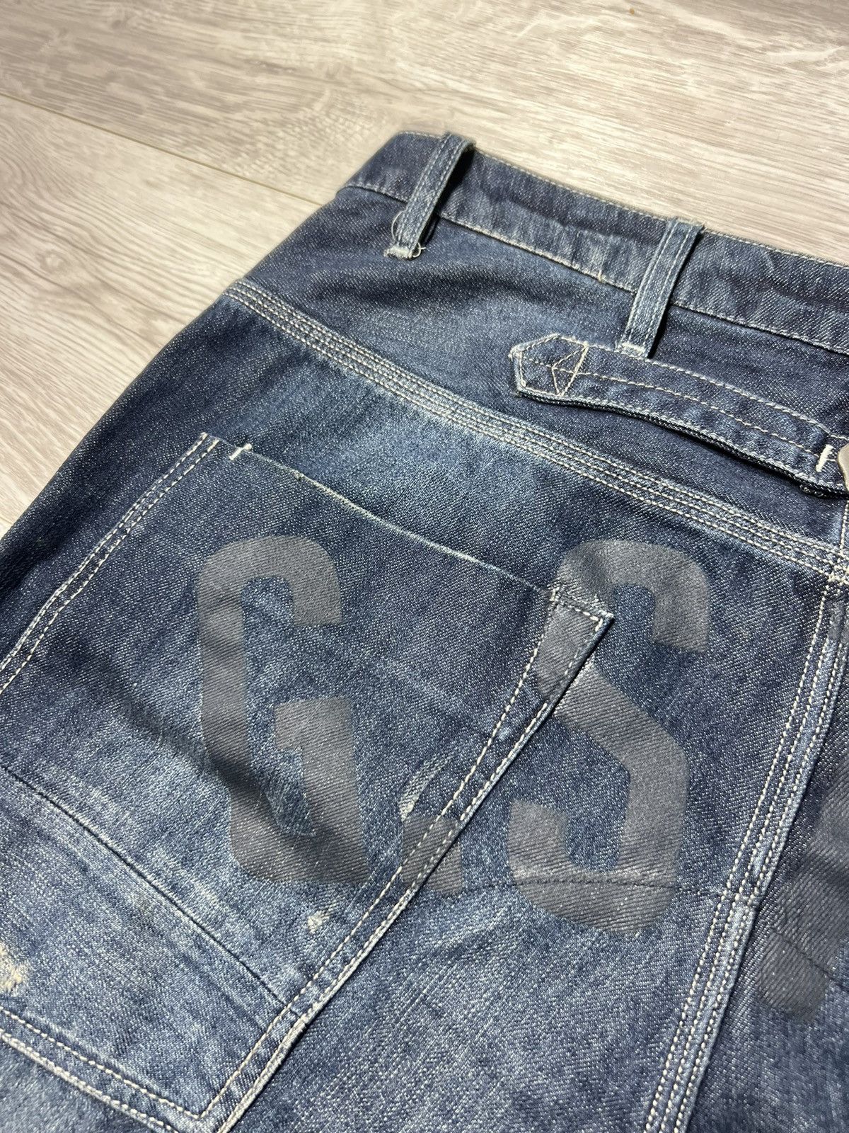 G-Star Vintage G-Star RAW Big Logo Jean Denim Shorts Size US 38 / EU 54 - 5 Thumbnail