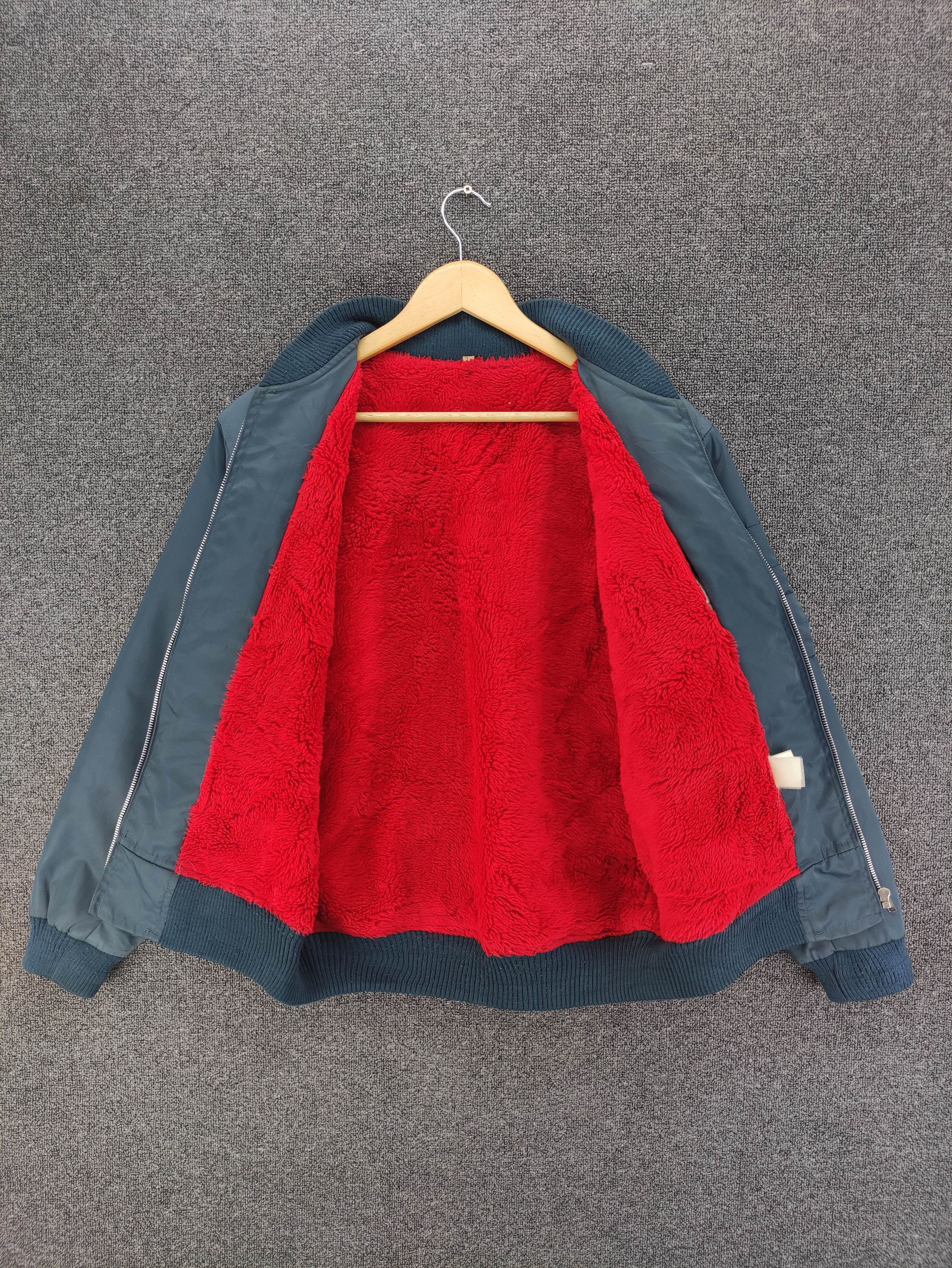 Japanese Brand Vintage Bomber Jacket Lined Fleece Zipper Size US XL / EU 56 / 4 - 5 Thumbnail