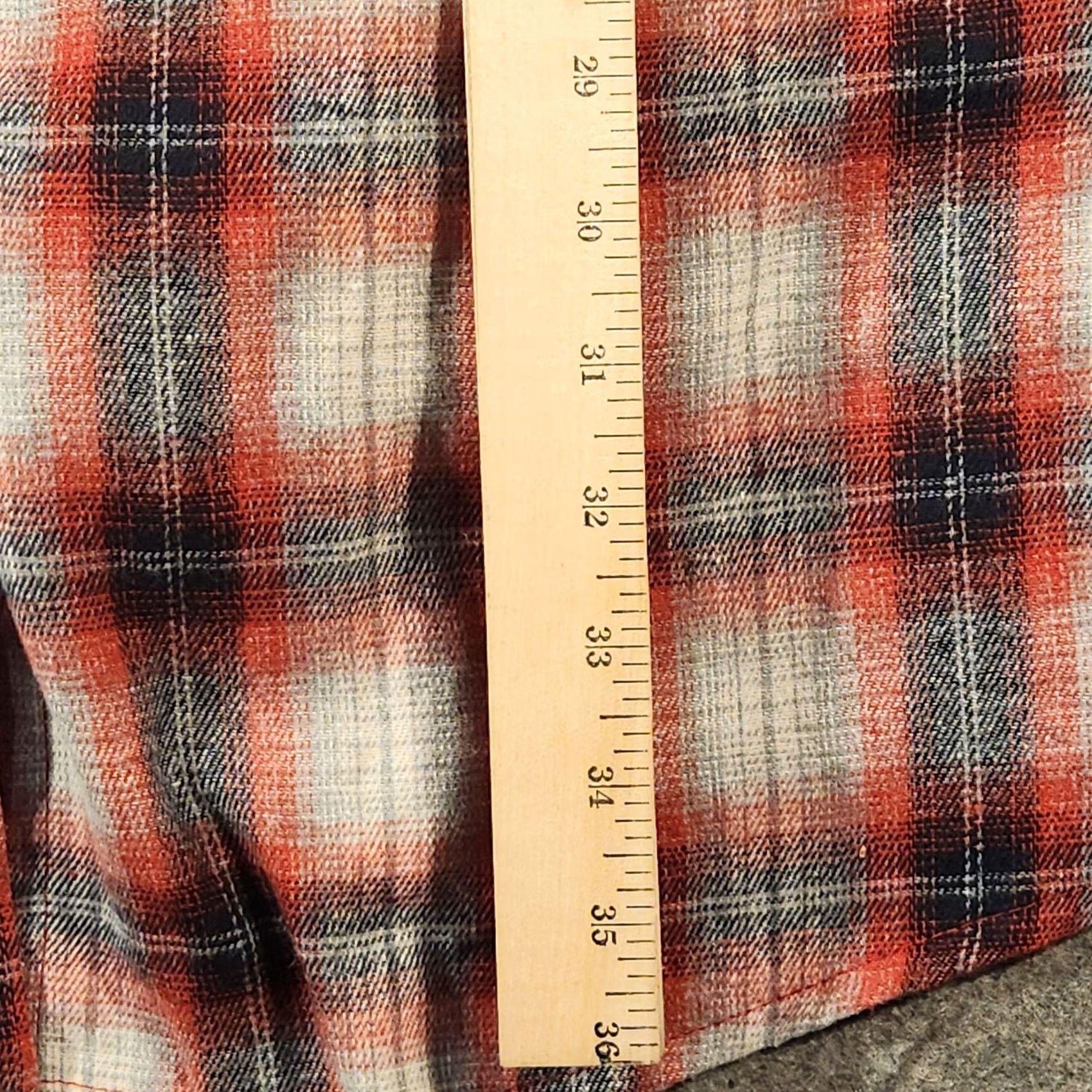 Vintage HALARA Shirt Dress Womens XL Red Plaid Flannel Button Front Long Sleeve Belted Size XL / US 12-14 / IT 48-50 - 5 Thumbnail
