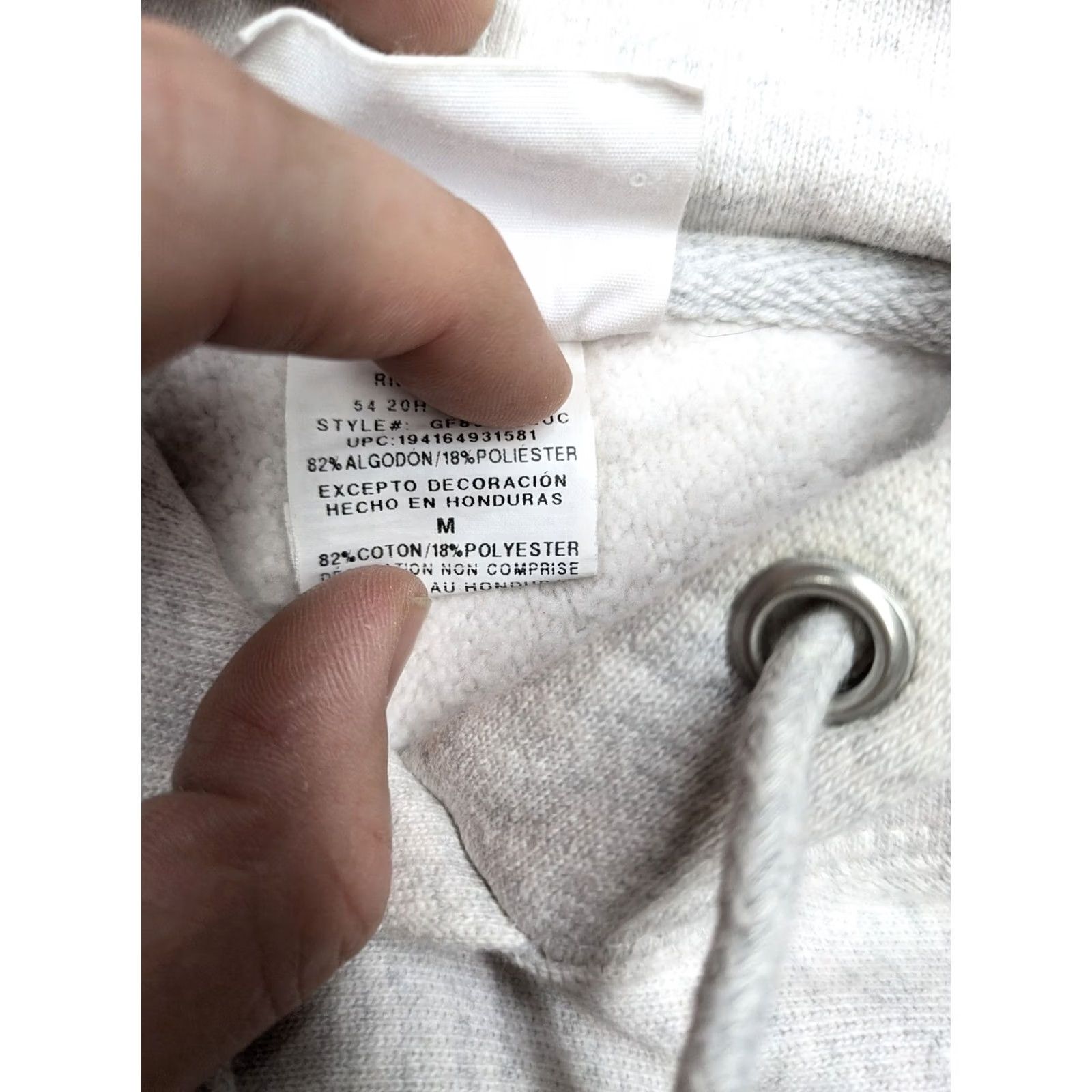 Champion Champion Reverse Weave Hoodie Womens M Medium Gray Pullover y2k 90s Size M / US 6-8 / IT 42-44 - 5 Thumbnail