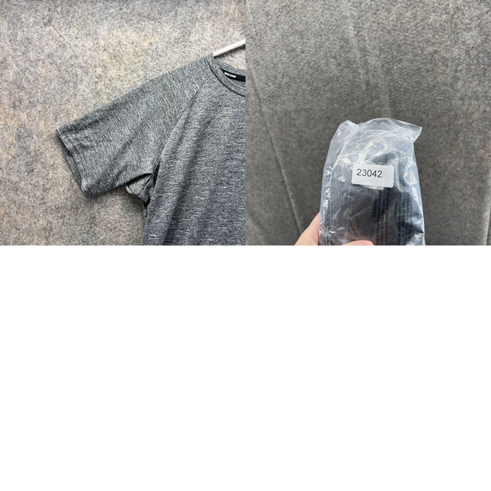 Nike Nike Dri-Fit Shirt Men S Heather Gray Polyester Short Sleeve Crew Neck Nike Logo T-Shirt Shirts Size US S / EU 44-46 / 1 - 9 Thumbnail