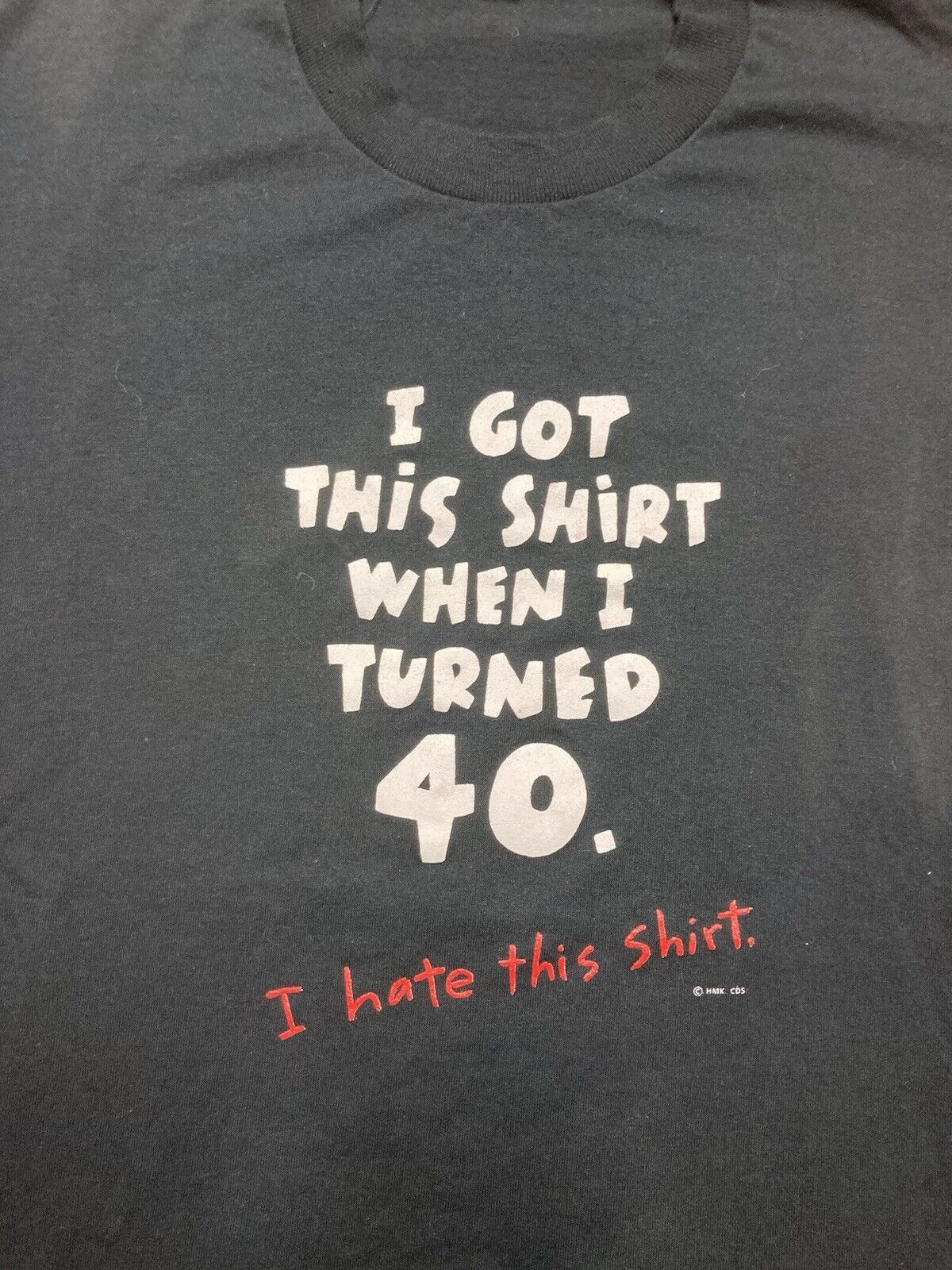 Hot Topic × Vintage VTG 80s tshirt got this shirt when I turned 40 funny joke XL Size US XL / EU 56 / 4 - 2 Thumbnail