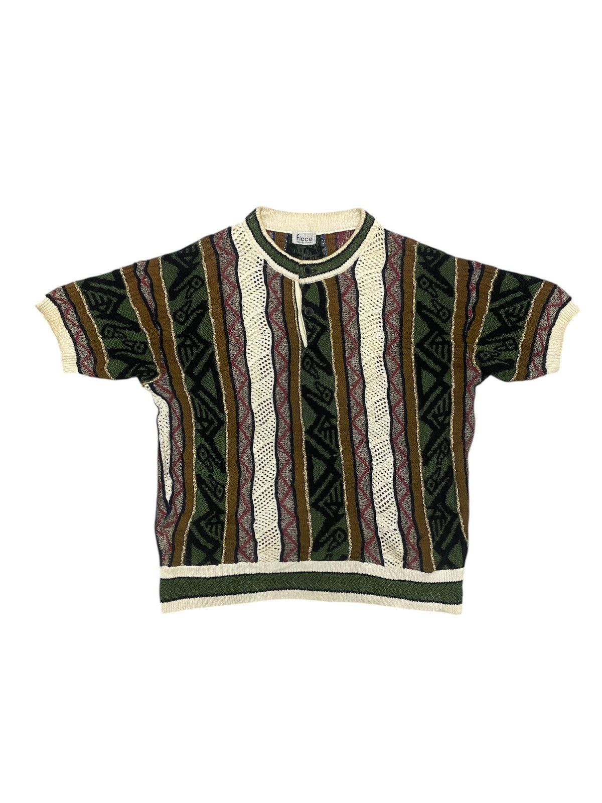 Yoshiyuki Konishi 1980s Ficce Ancient duck mesh knit Size US L / EU 52-54 / 3 - 1 Thumbnail