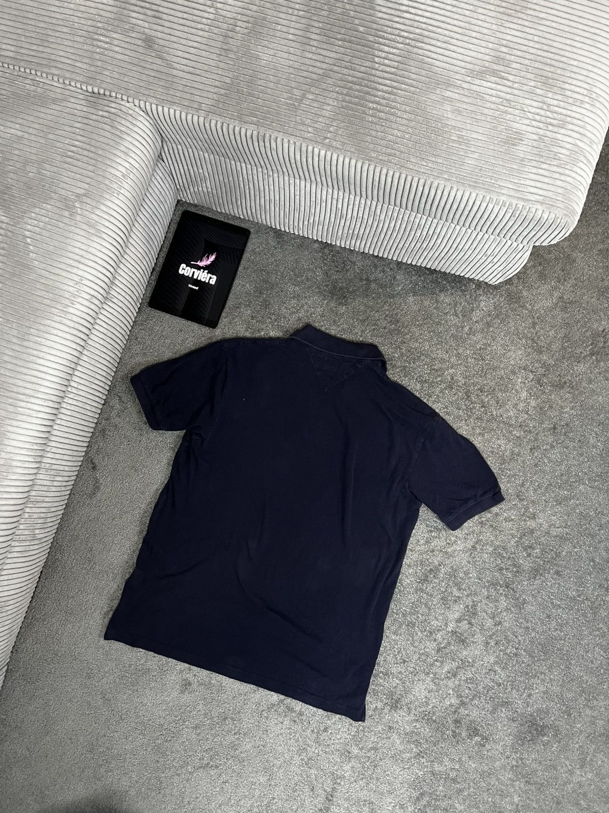 Designer × Tommy Hilfiger × Vintage Tommy Hilfiger Vintage Polo Shirt Blue Size US L / EU 52-54 / 3 - 4 Thumbnail
