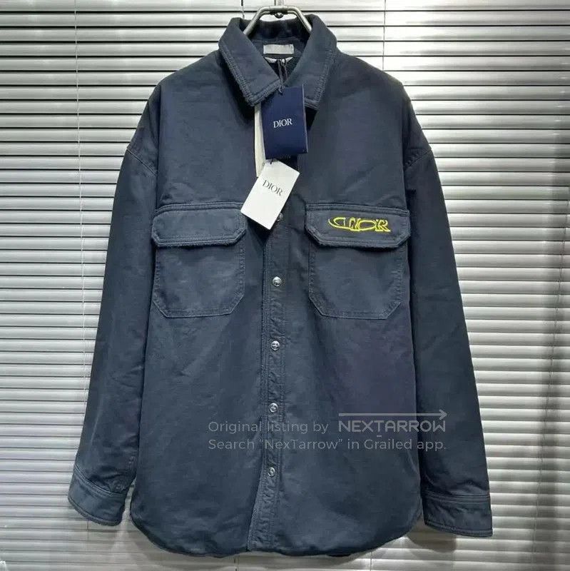 Other Dior Blue Cotton Spring Autumn Men's Coat . Size US M / EU 48-50 / 2 - 1 Thumbnail