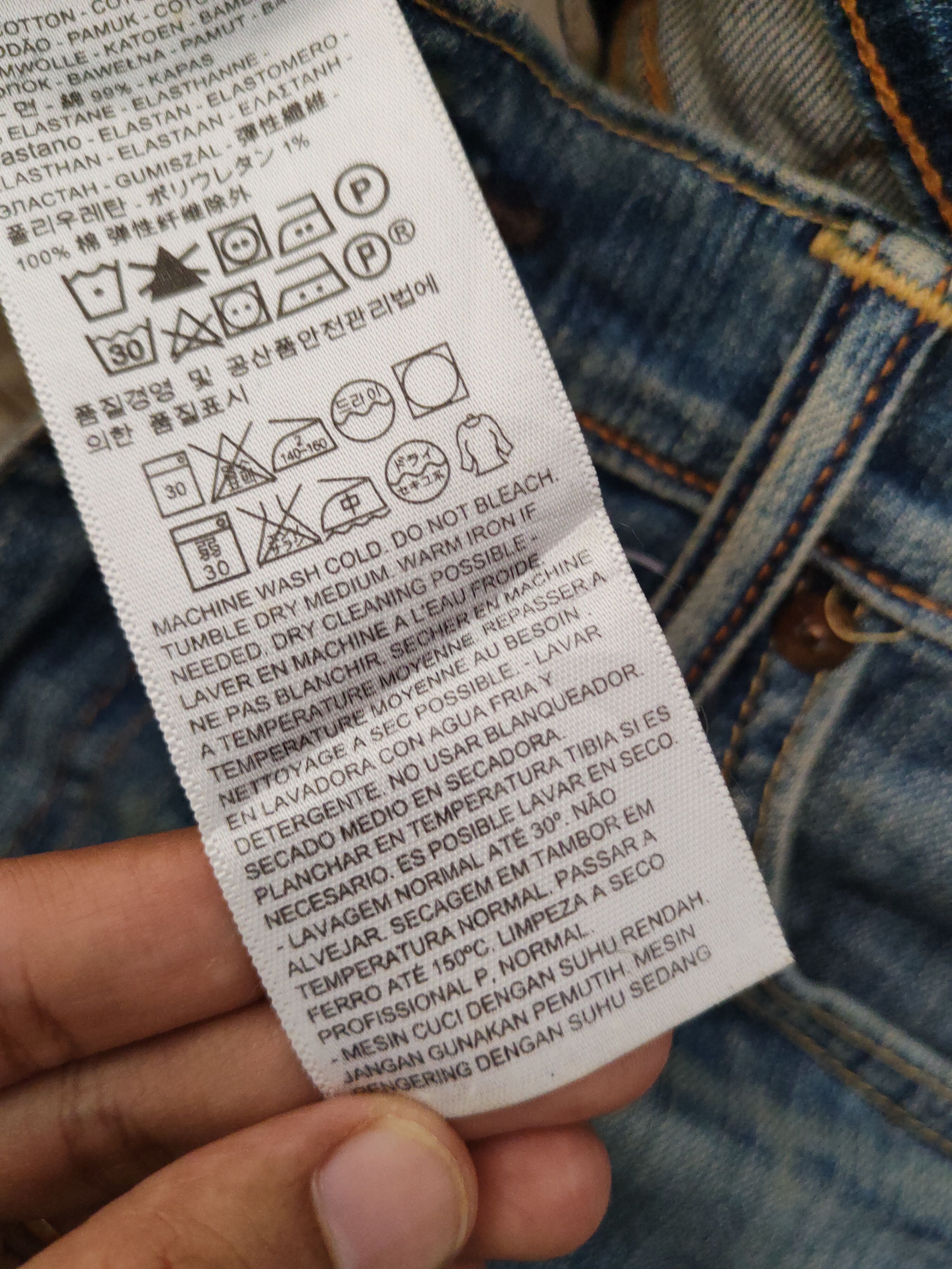 Levi's Levi's Blue Distressed Ripped Jeans #W1036 Size US 31 - 18 Thumbnail