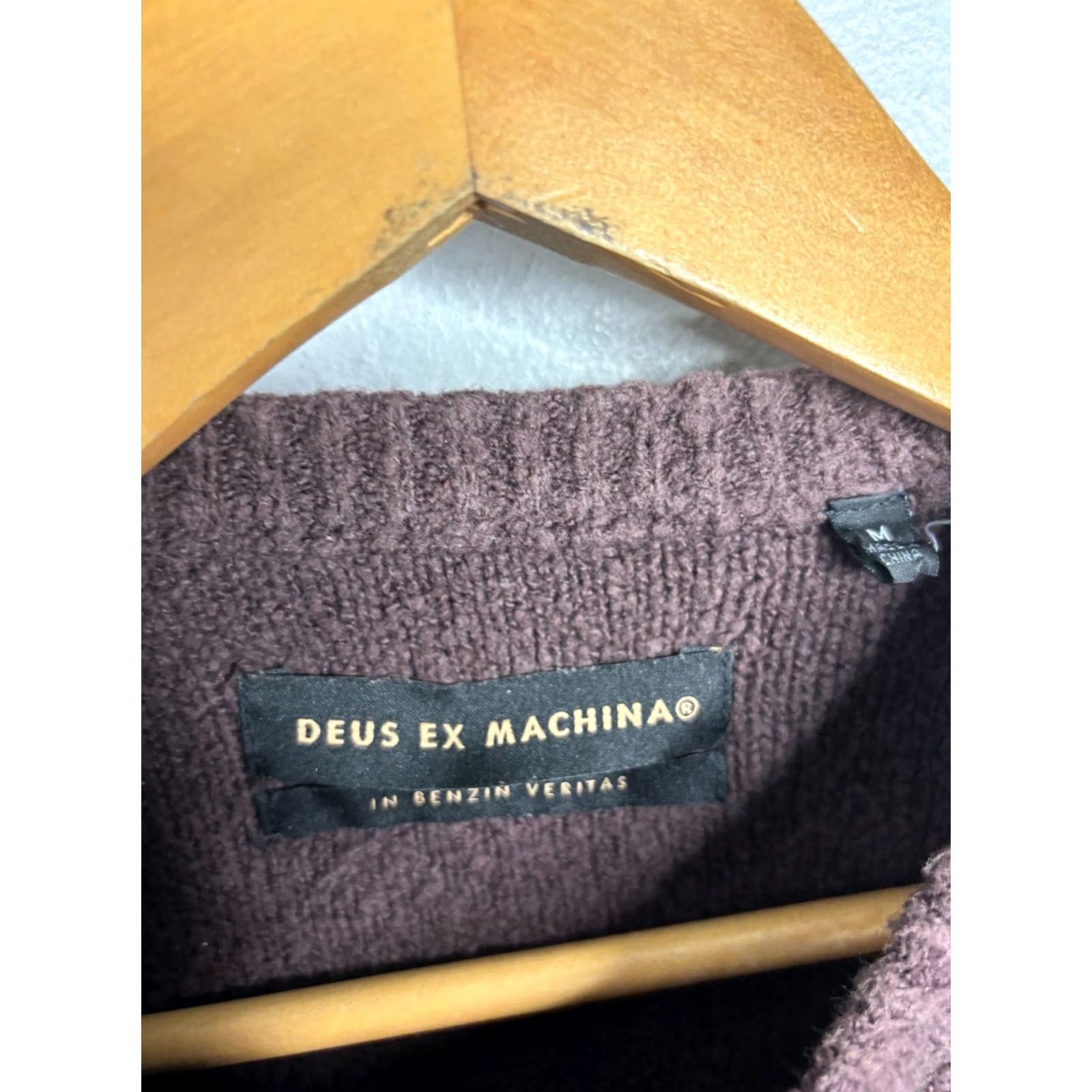 Deus Ex Machina Deus Ex Machina Mens Size M Crew Neck Sweater Brown 935 Casual Pullover Logo Fleece Cotton Size US M / EU 48-50 / 2 - 4 Thumbnail
