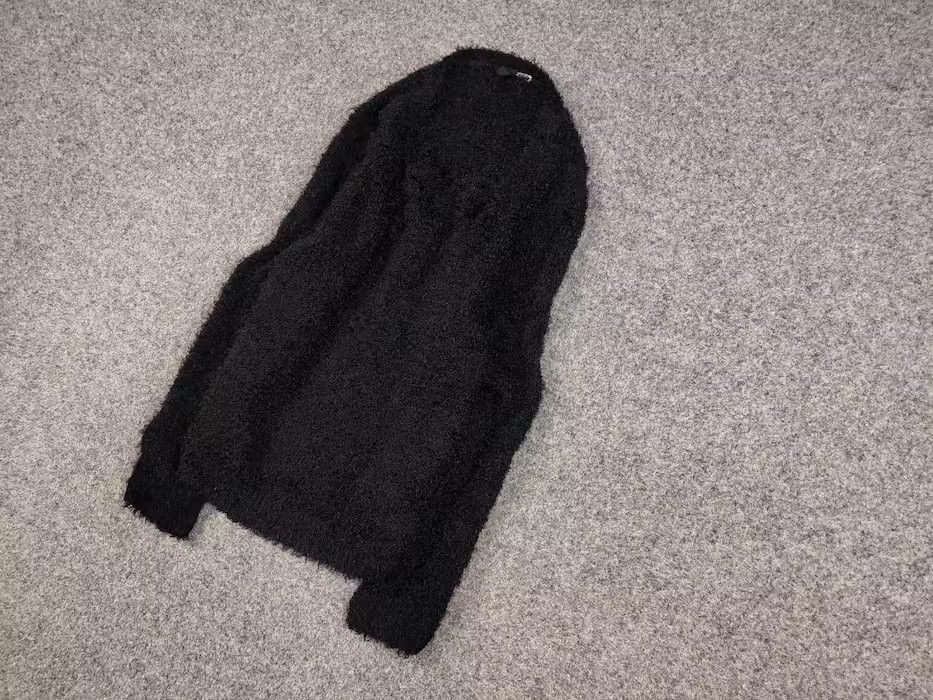 Other Vintage 90's Japanese Black Mohair Style Fuzzy Sweater Y2K Size US S / EU 44-46 / 1 - 2 Thumbnail