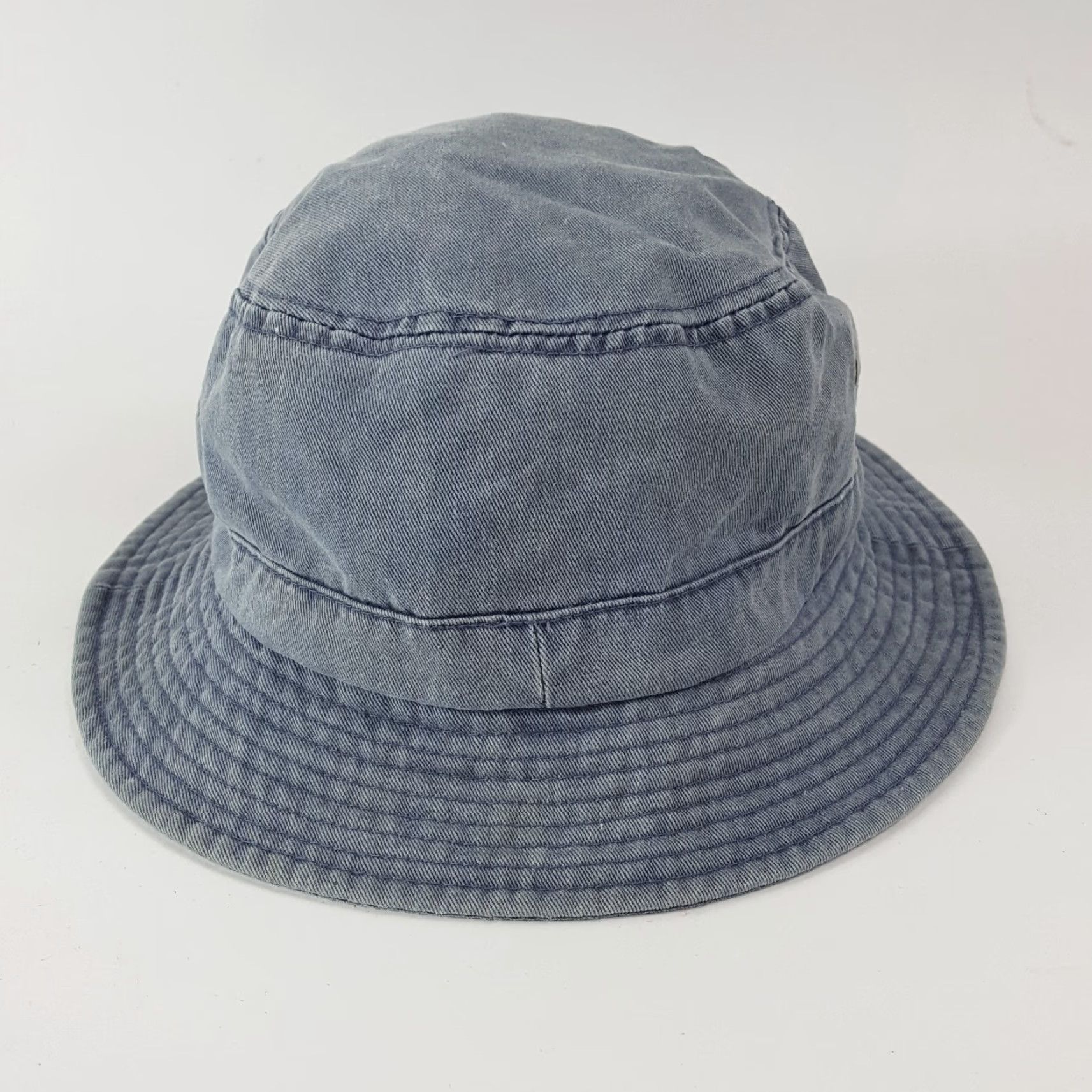 Vintage VINTAGE Dpc Big Pine Key Island Denim Bucket Hat One Size Blue Retro 90s Outdoor Mens Size US 35 - 5 Thumbnail