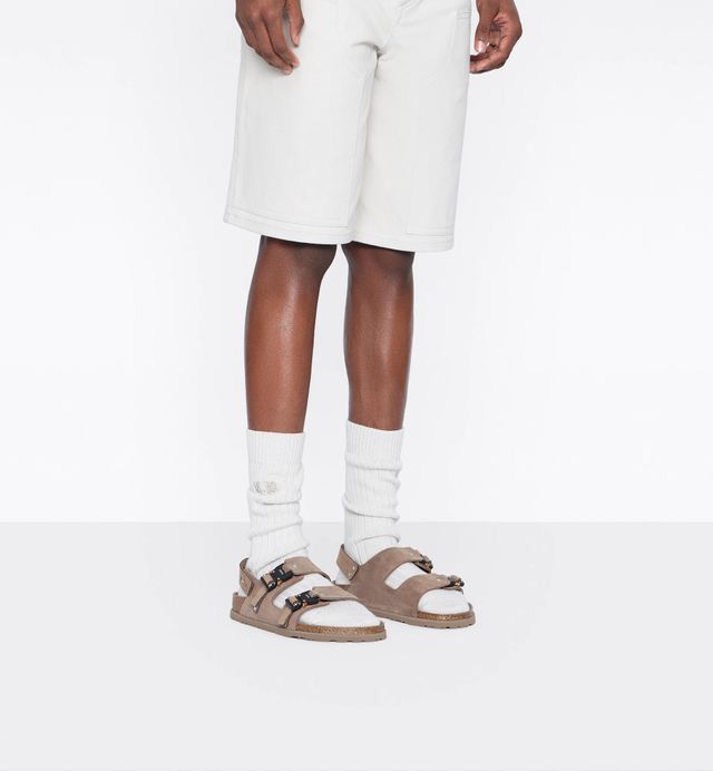 Dior Dior x Birkenstock Nubuck Milano Sandals Size US 13 / EU 46 - 4 Thumbnail