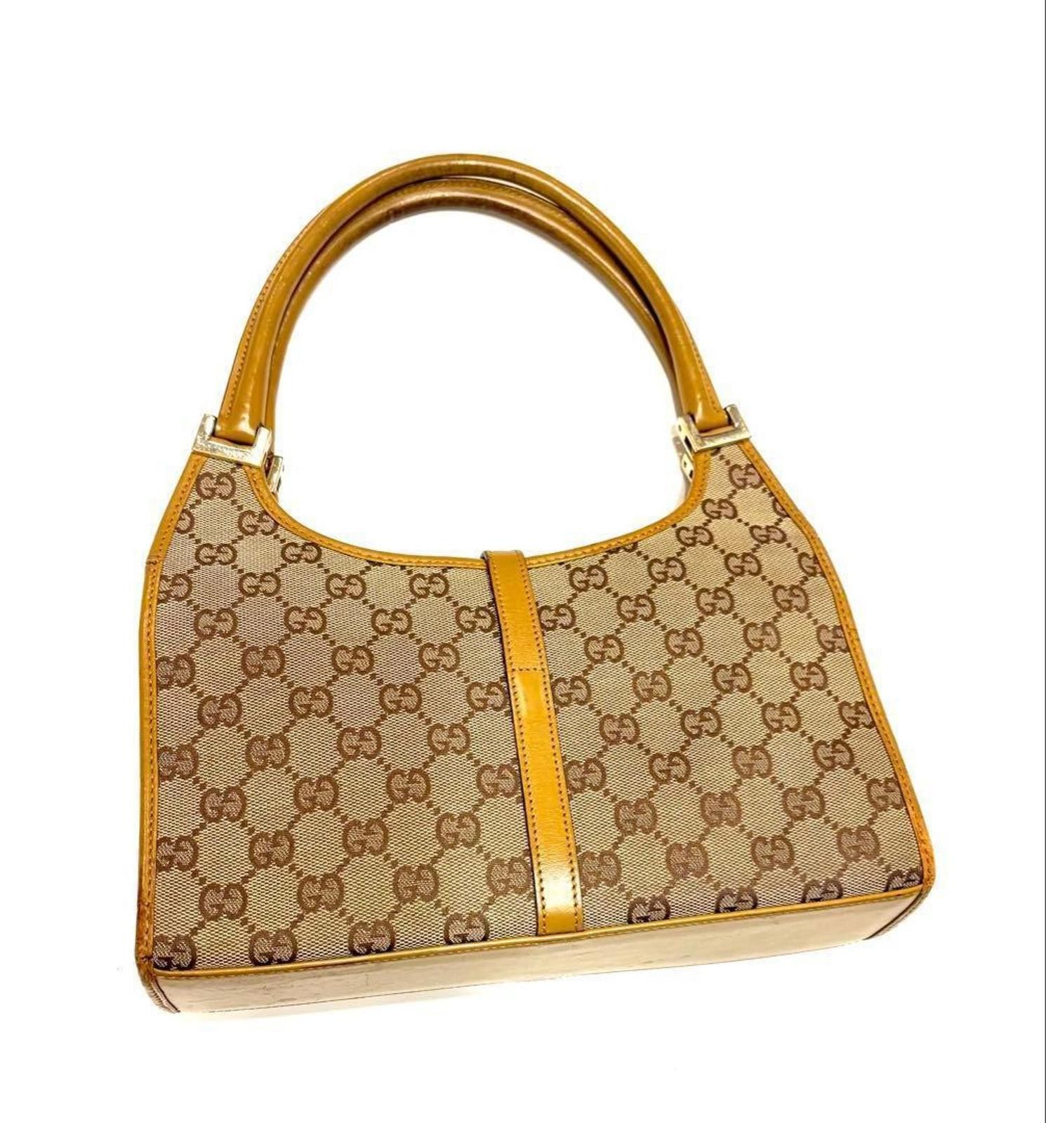 Gucci Gucci - Brown Monogram Canvas Shoulder Bag Size ONE SIZE - 7 Thumbnail