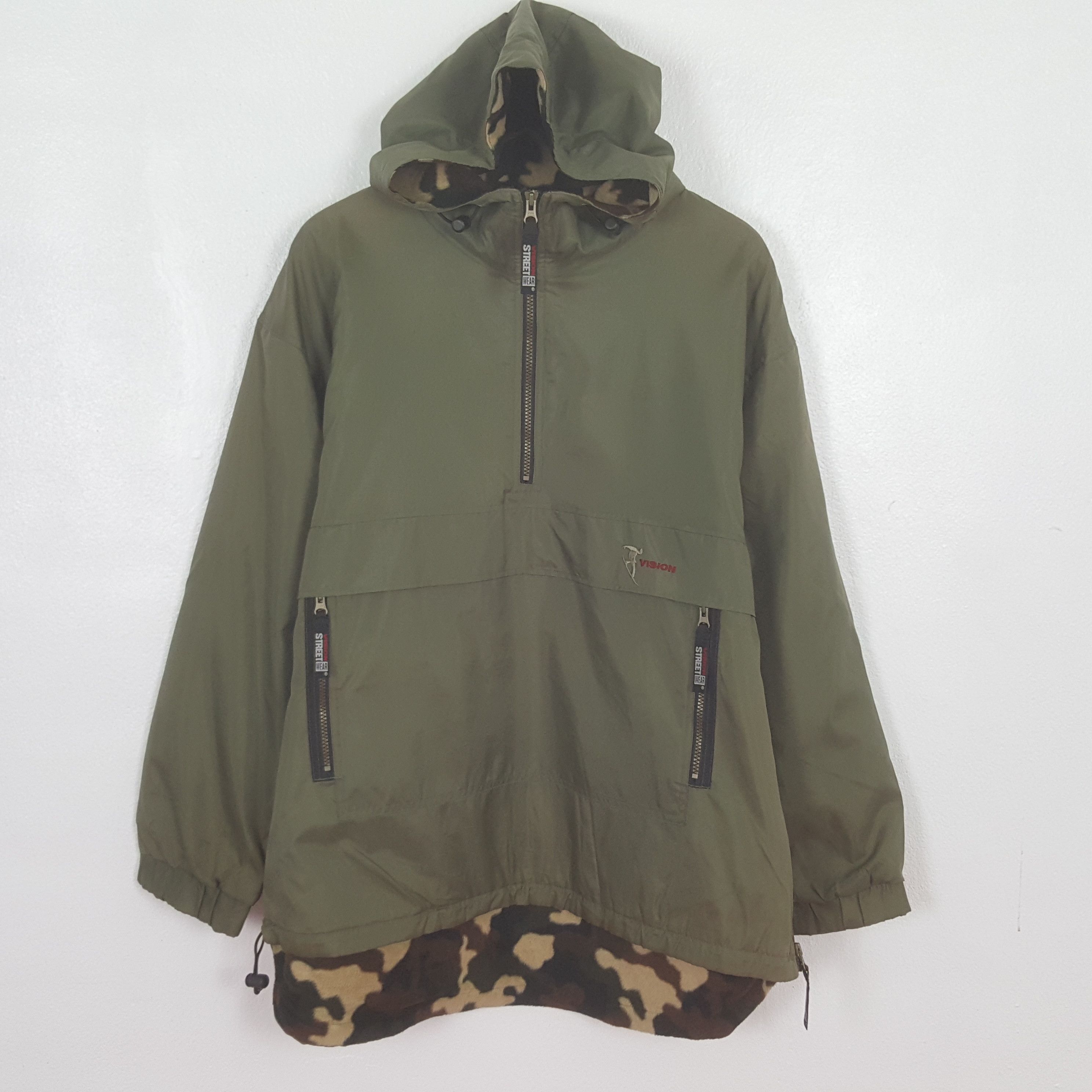 Vision Streetwear Vintage Vision Streetwear Windbreaker Long Jacket Size US XL / EU 56 / 4 - 1 Thumbnail