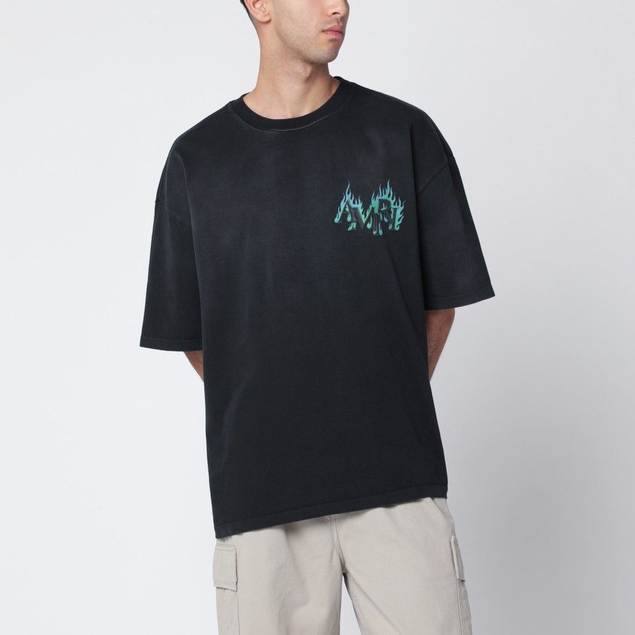Amiri o1d2blof0226 Logo Print T-Shirt in Black Size US L / EU 52-54 / 3 - 1 Thumbnail
