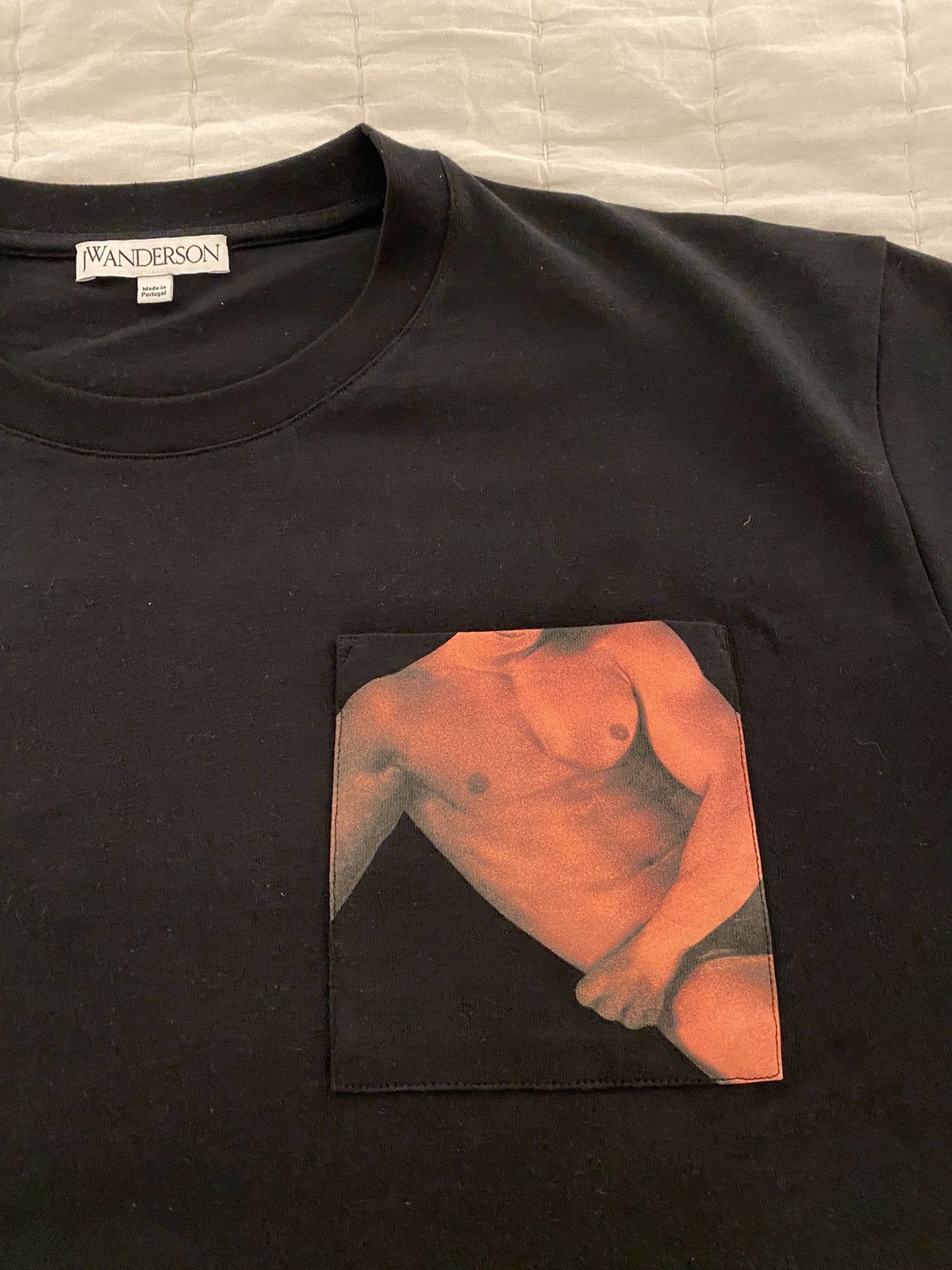 JW Anderson JW Anderson Black Chest Pocket T-Shirt XL Size US XL / EU 56 / 4 - 5 Thumbnail