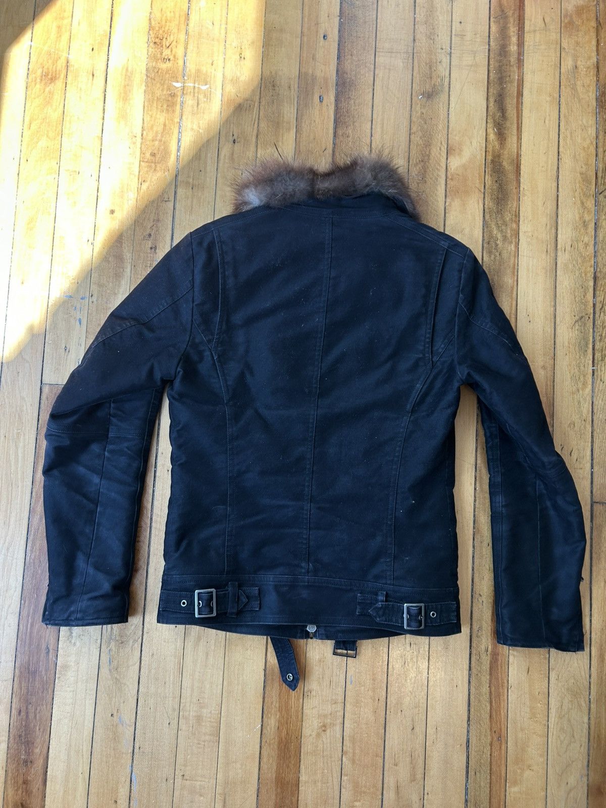 Shellac Shellac Racoon Fur Collar Jacket Size US M / EU 48-50 / 2 - 2 Thumbnail
