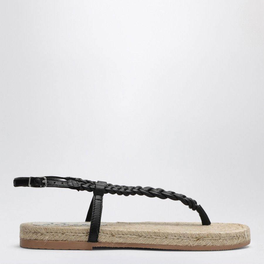 Manebi o1d2blof0824 Leather Canyon Sandal in Black Size US 6 / IT 36 - 1 Thumbnail
