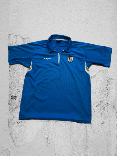 Umbro Vintage T-shirt Umbro Football England Polo Jerseys Y2K Size US L / EU 52-54 / 3 - 1 Thumbnail