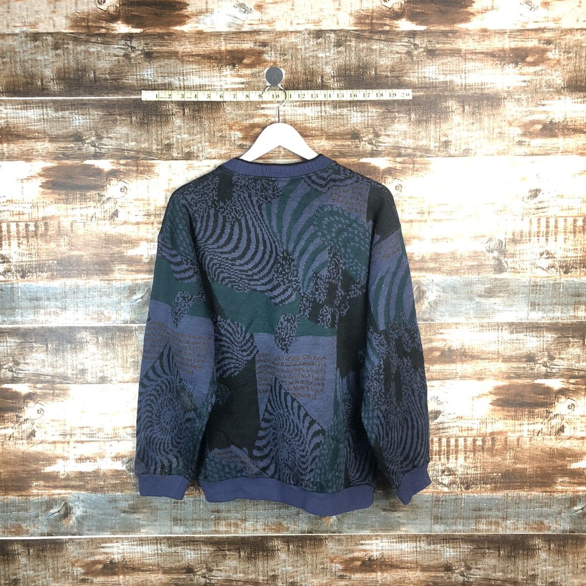 Homespun Knitwear DL Lacavera art design japan Dark Blue Knitwear #A1993 Size US M / EU 48-50 / 2 - 13 Thumbnail