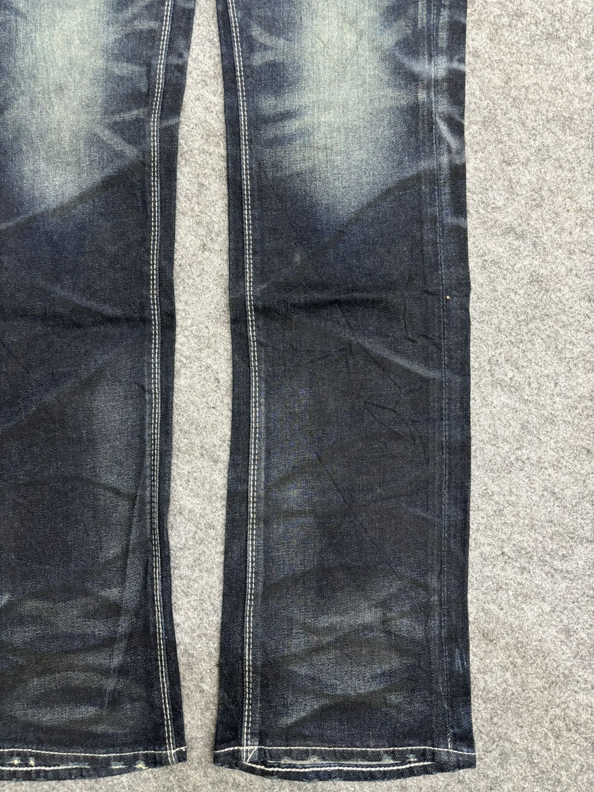Seditionaries 💥Crazy Fades💥Archival Artisanal FUGA Skinny Fit Denim F570 Size US 31 - 8 Thumbnail