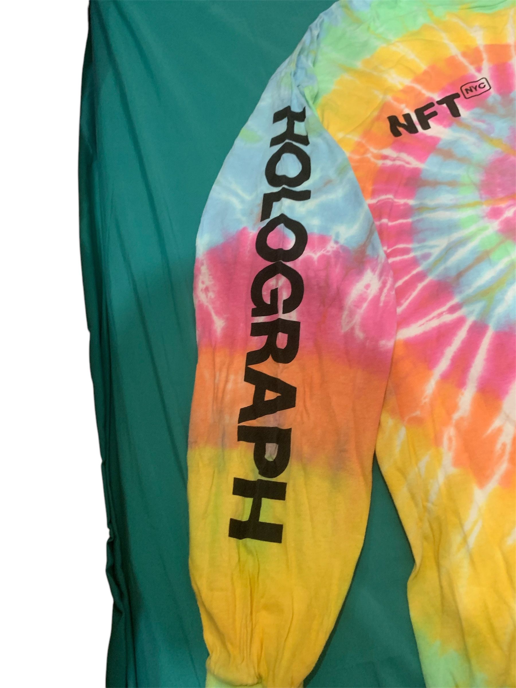 Japanese Brand Tie Dye Holograph NFT NYC LongSleeve shirt Size US XL / EU 56 / 4 - 5 Thumbnail