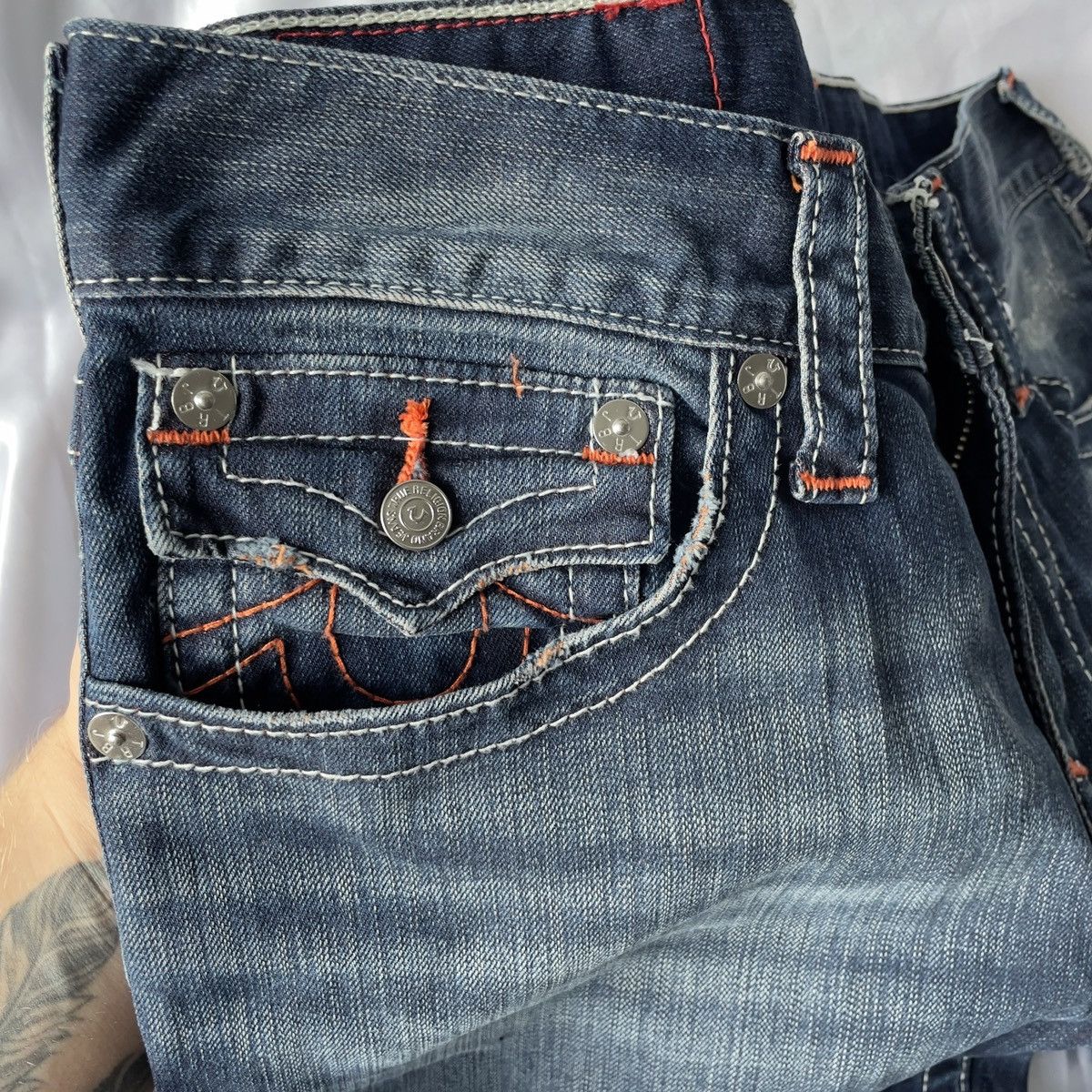 True Religion × Vintage True Religion Denim Straight 32 Size US 32 / EU 48 - 6 Thumbnail
