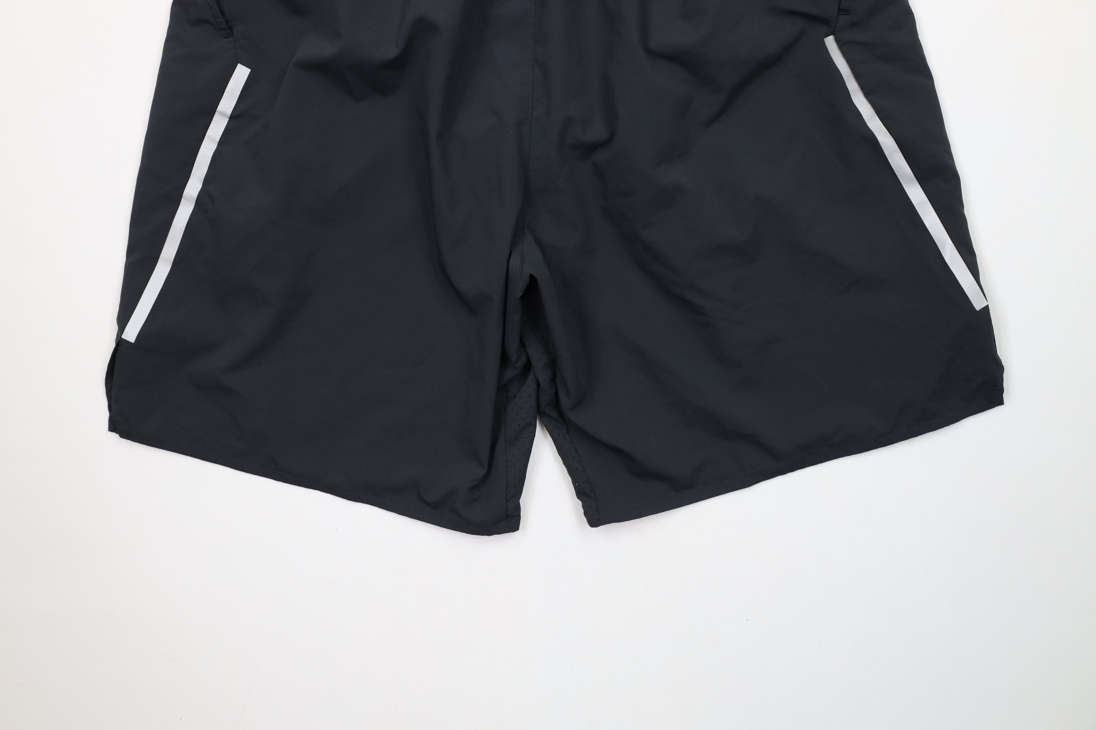 Nike × Vintage Nike Reflective Swoosh Above Knee Lined Running Shorts Size US 36 / EU 52 - 14 Thumbnail