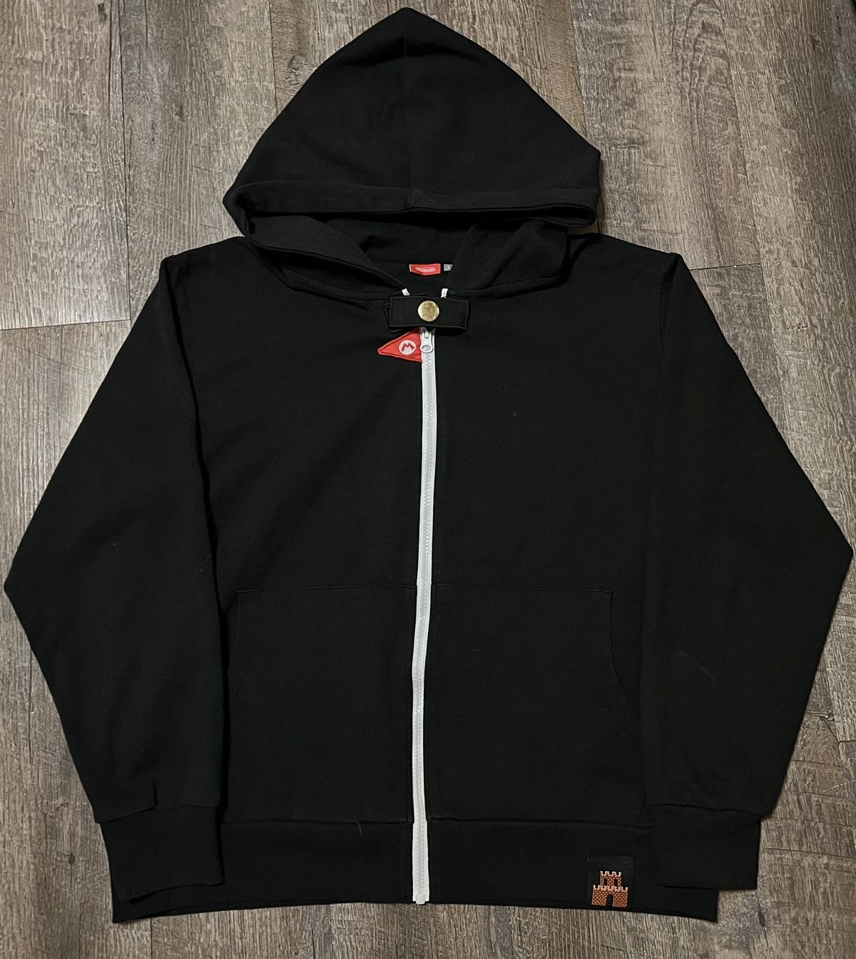 Nintendo Nintendo TOKYO Super Mario Goal Flag Hoodie Jacket size L Size US L / EU 52-54 / 3 - 1 Thumbnail