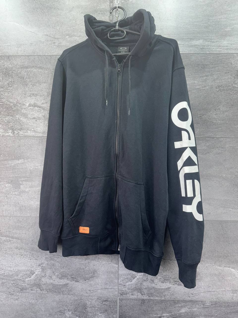 Vintage Oakley FULL ZIP Hoodie Sweatshirt Big Logo Rare Men’s Size US M / EU 48-50 / 2 - 1 Thumbnail