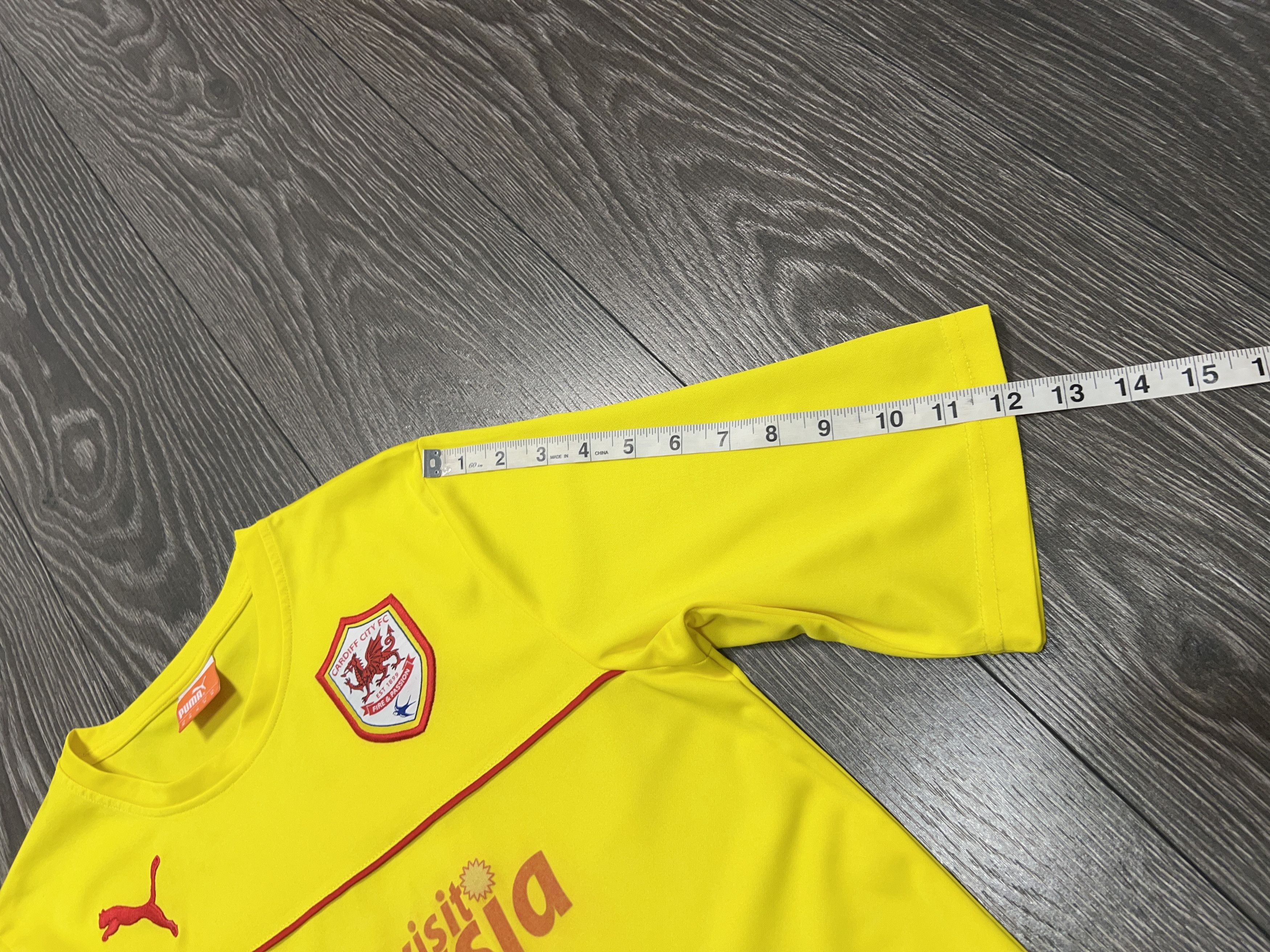 Puma #16 NOONE Cardiff City 2013 2014 Football Soccer Shirt Jerse Size US M / EU 48-50 / 2 - 7 Thumbnail