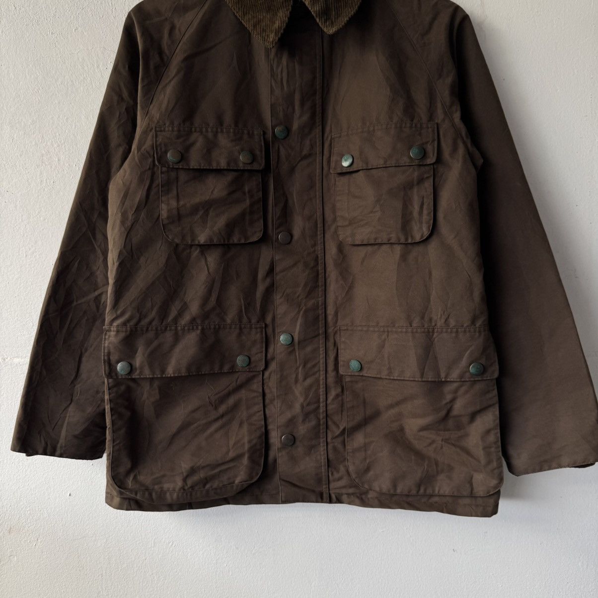 Polo Ralph Lauren Vintage Polo Sports Multi-Pocket Waxed Jacket Size US M / EU 48-50 / 2 - 3 Thumbnail