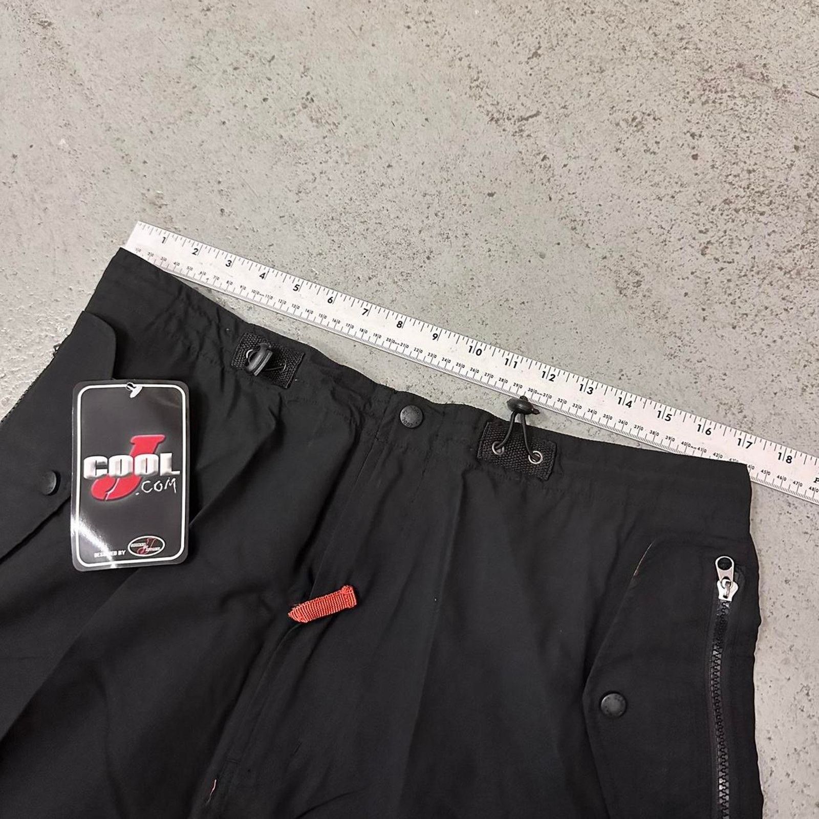 Vintage Vintage Baggy Y2k Urban Wide Leg Black Windbreaker Pant Sz L Size US 34 / EU 50 - 8 Thumbnail