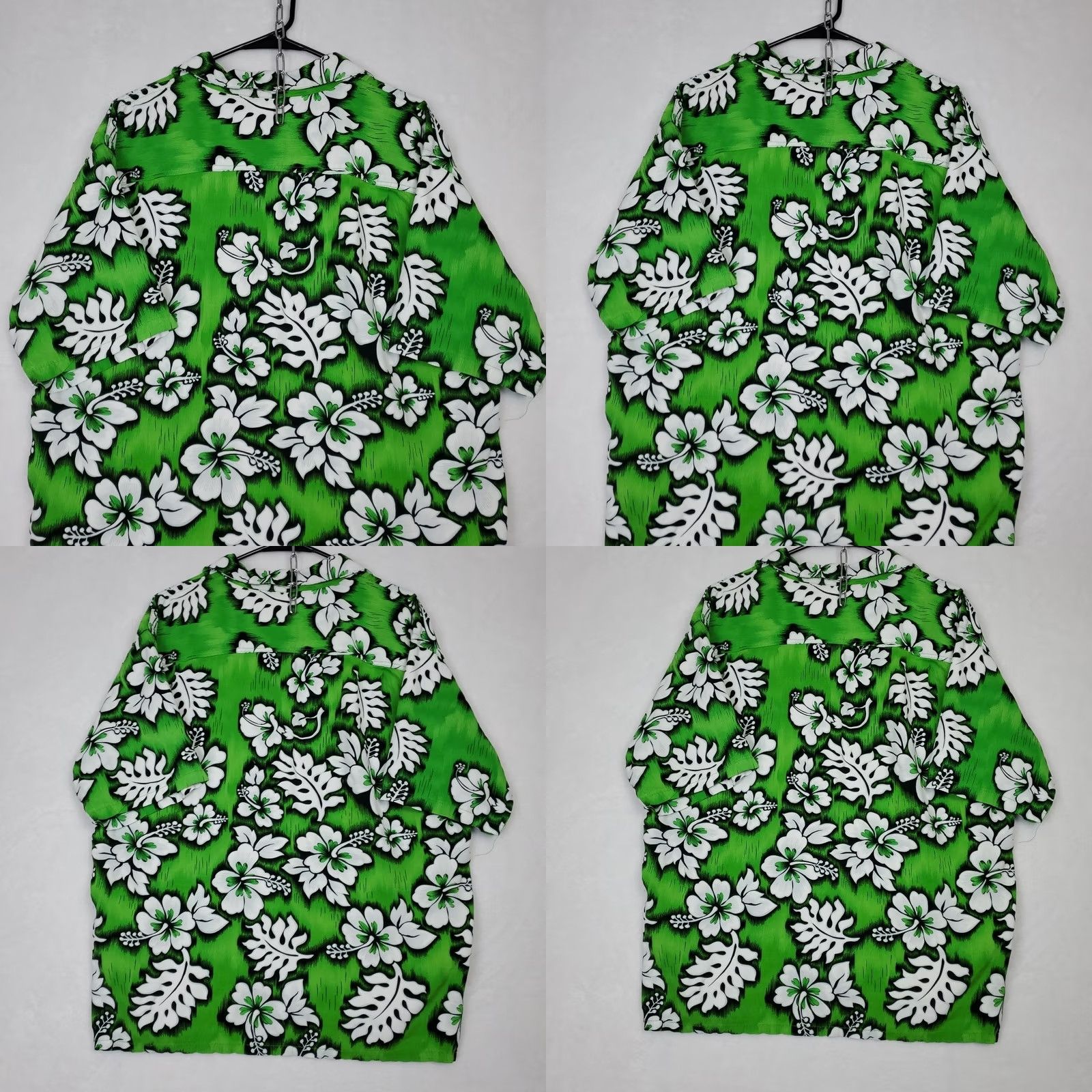 Vintage VINTAGE Tiki Palm South Pacific Aloha Shirt Mens XL Green 100% Rayon Short Sleeve Hawaiian Sportswear Size US XL / EU 56 / 4 - 9 Thumbnail