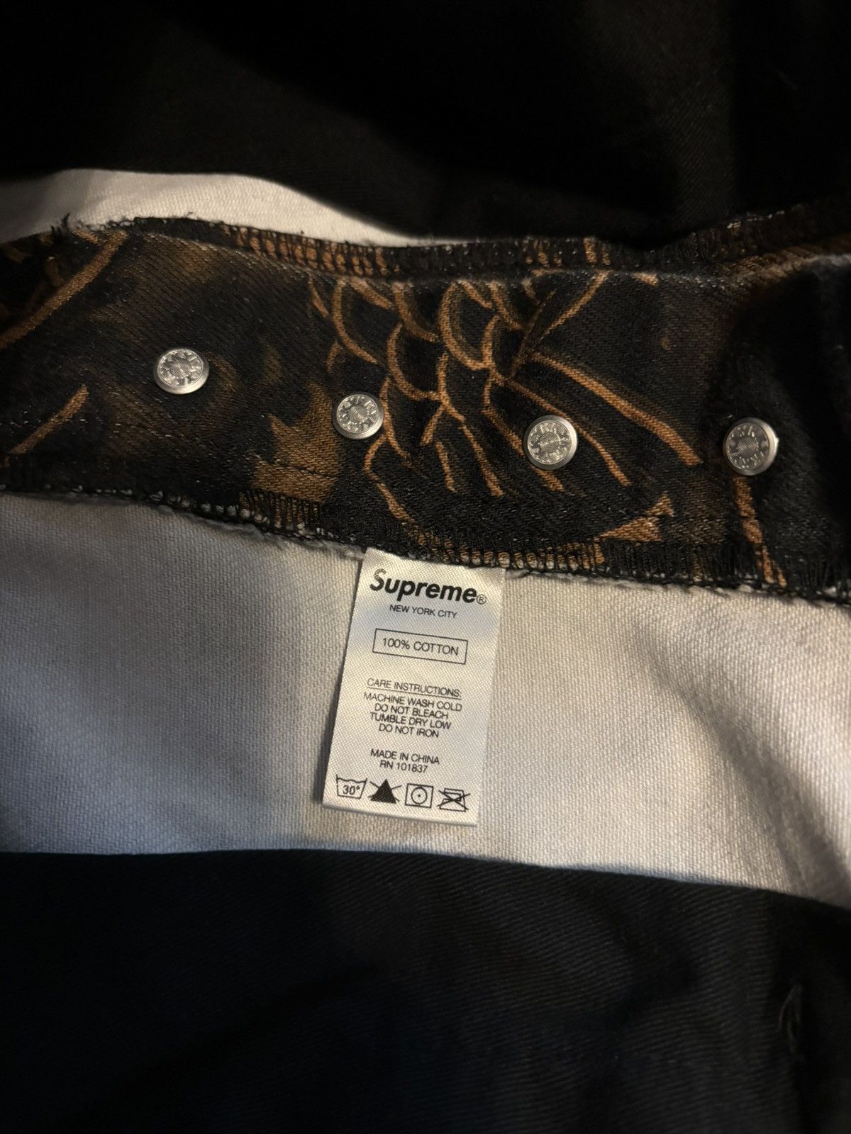 Supreme Supreme Waves Jeans Navy Gold Size US 30 / EU 46 - 5 Thumbnail