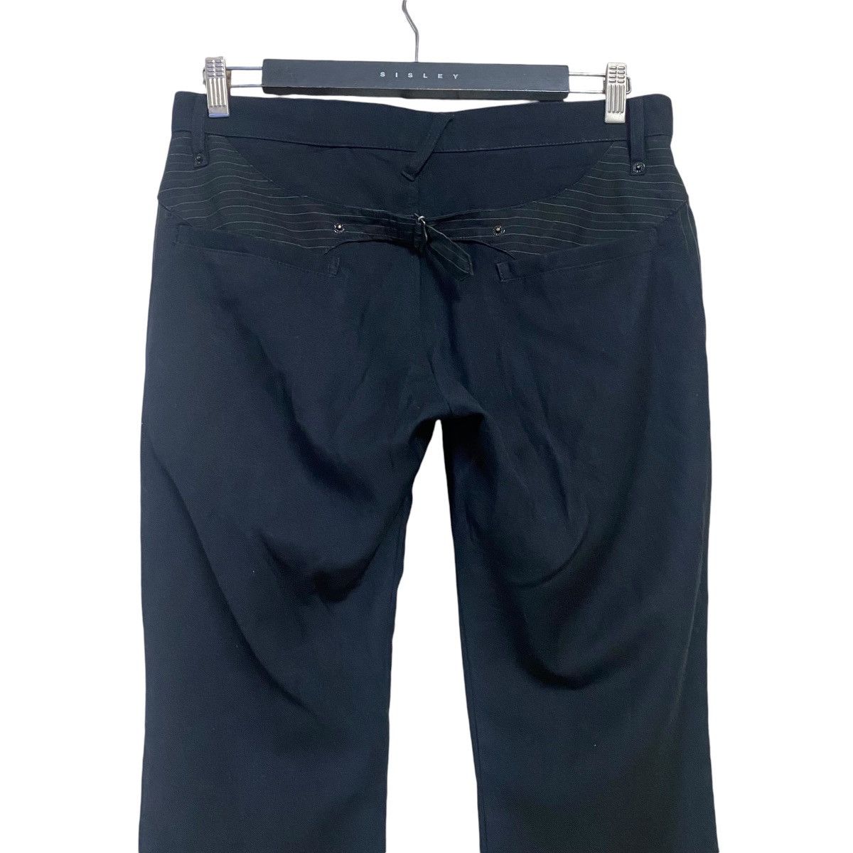 PPFM PPFM Black Paneled Trouser Low Rise Buckle Back Size US 32 / EU 48 - 10 Thumbnail